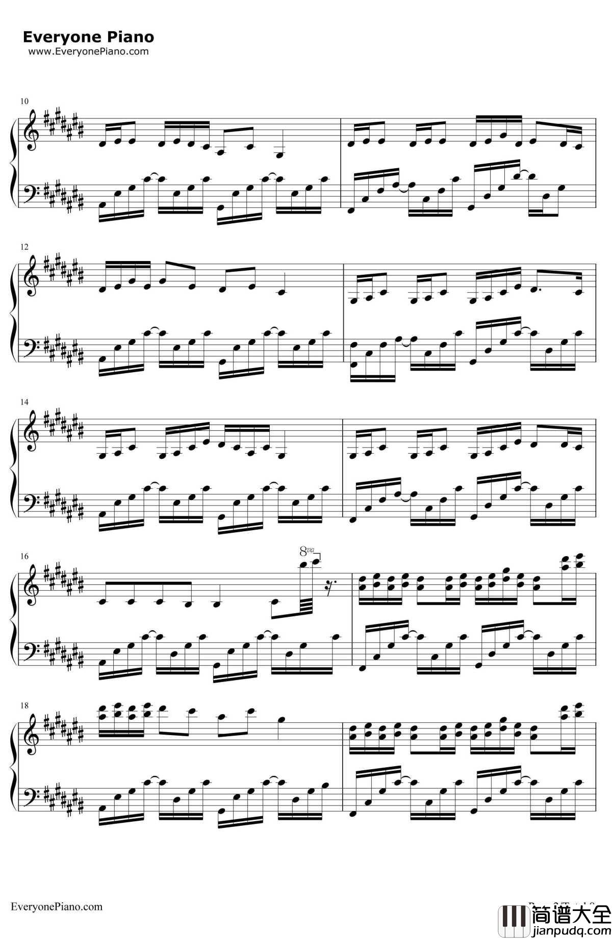 采茶纪钢琴谱_双笙