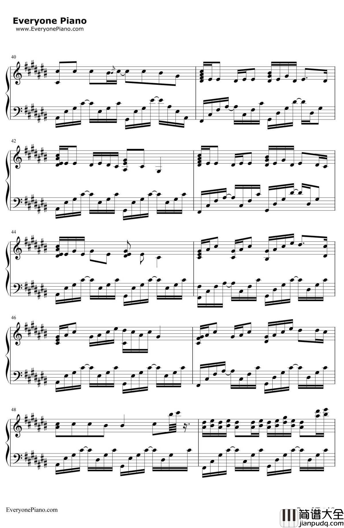 采茶纪钢琴谱_双笙