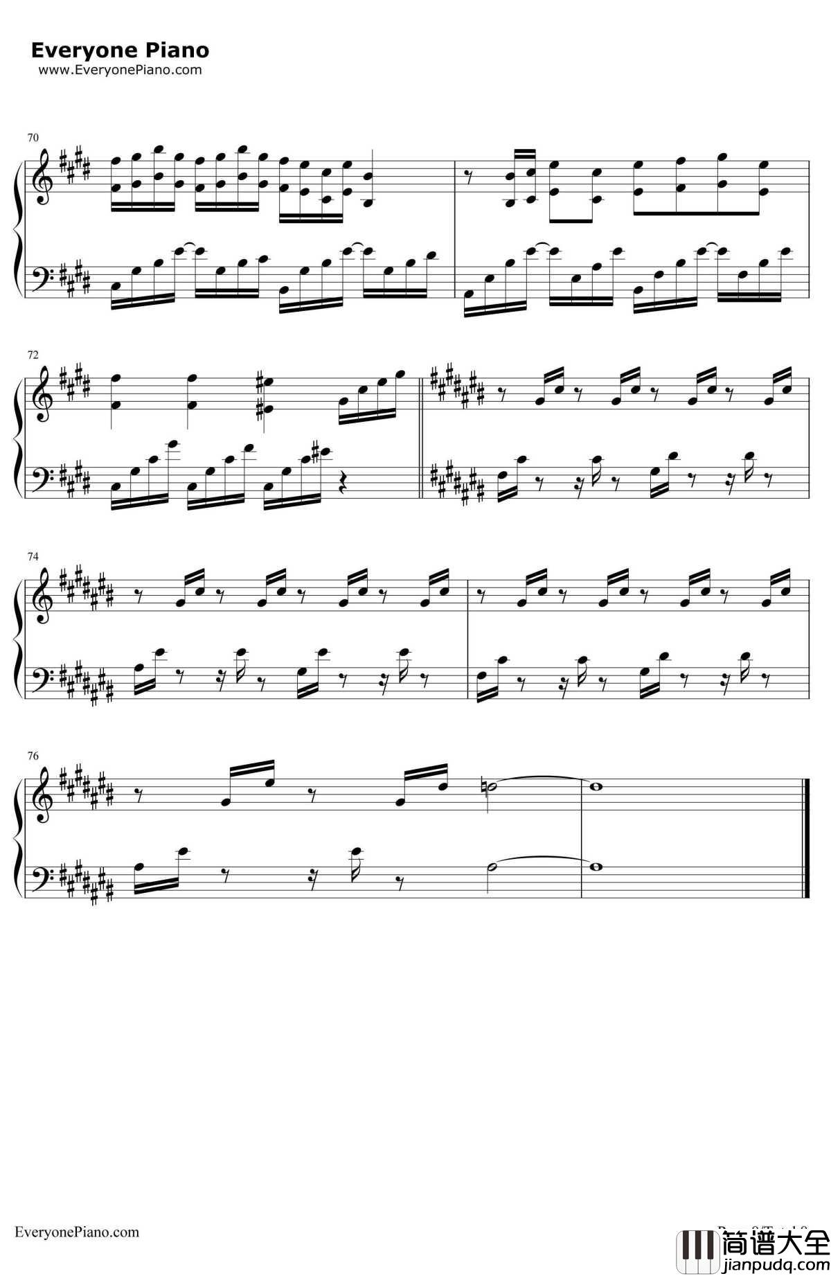 采茶纪钢琴谱_双笙