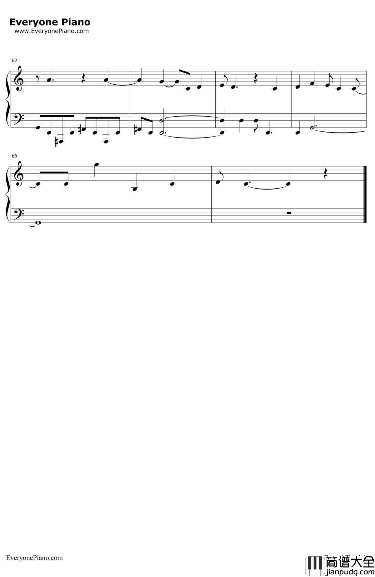 ボタン钢琴谱_PENGUIN_RESEARCH_Button_TV动画_ReLIFE重返17岁_OP