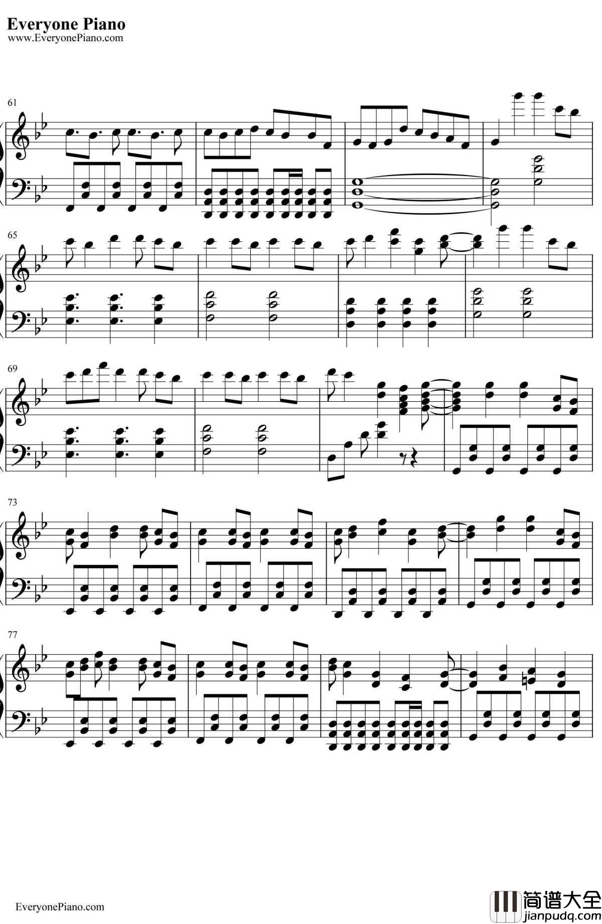 九九八十一钢琴谱_乐正绫洛天依_VOCALOID中文传说曲