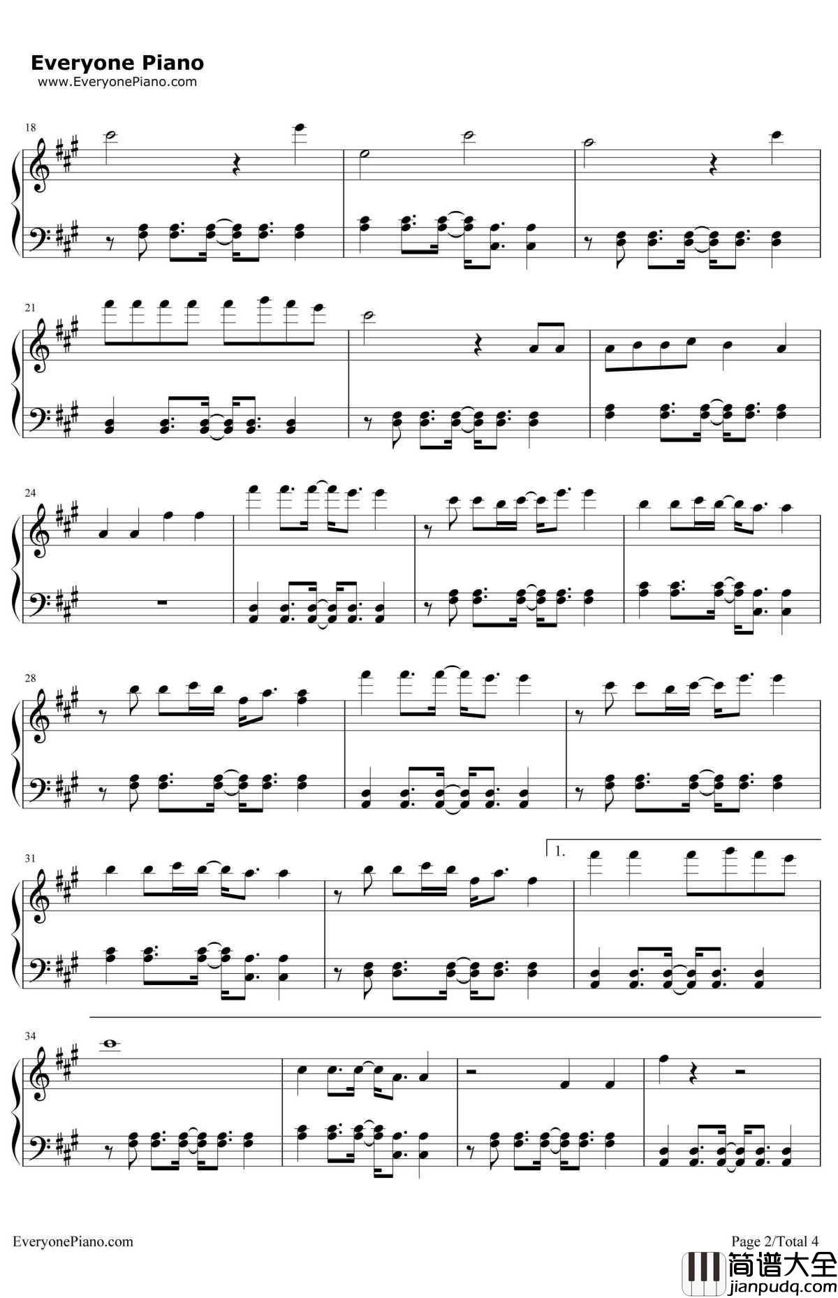 No_Money钢琴谱_Galantis