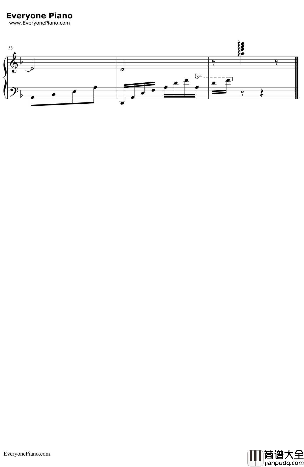 几许风雨钢琴谱_张国荣_电影_英雄本色_插曲