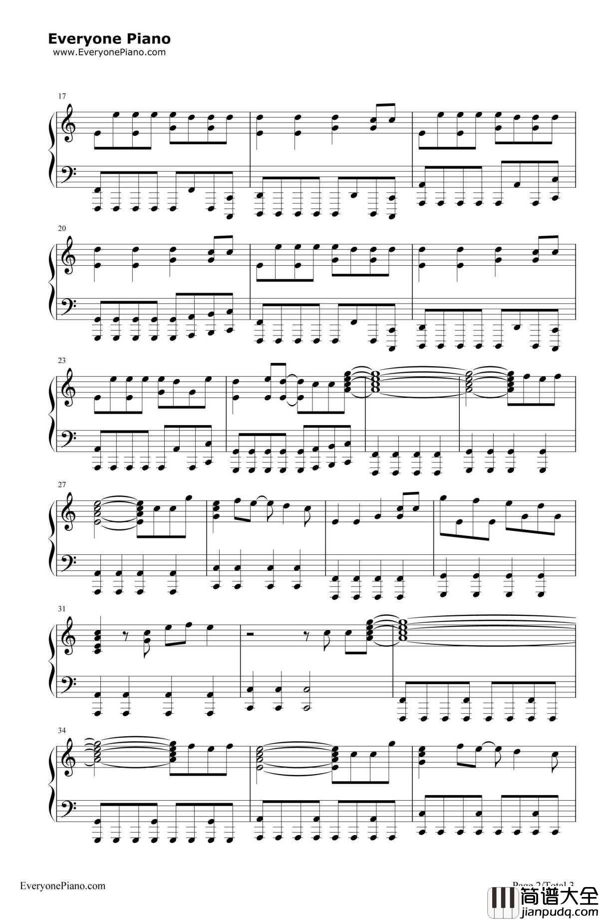 Beauty_and_a_Beat钢琴谱_Justin_Bieber_ft.Nicki_Minaj