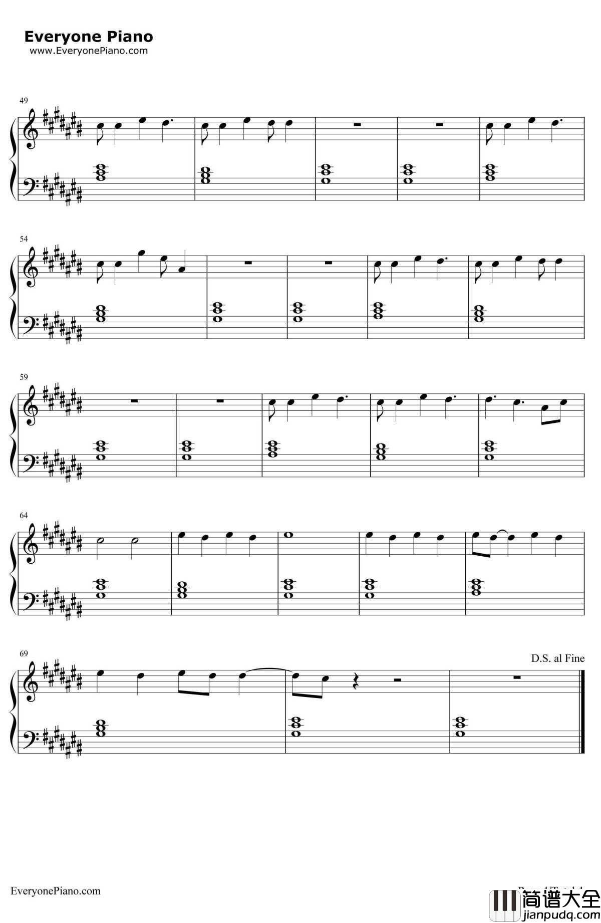 Riptide钢琴谱_Vance_Joy