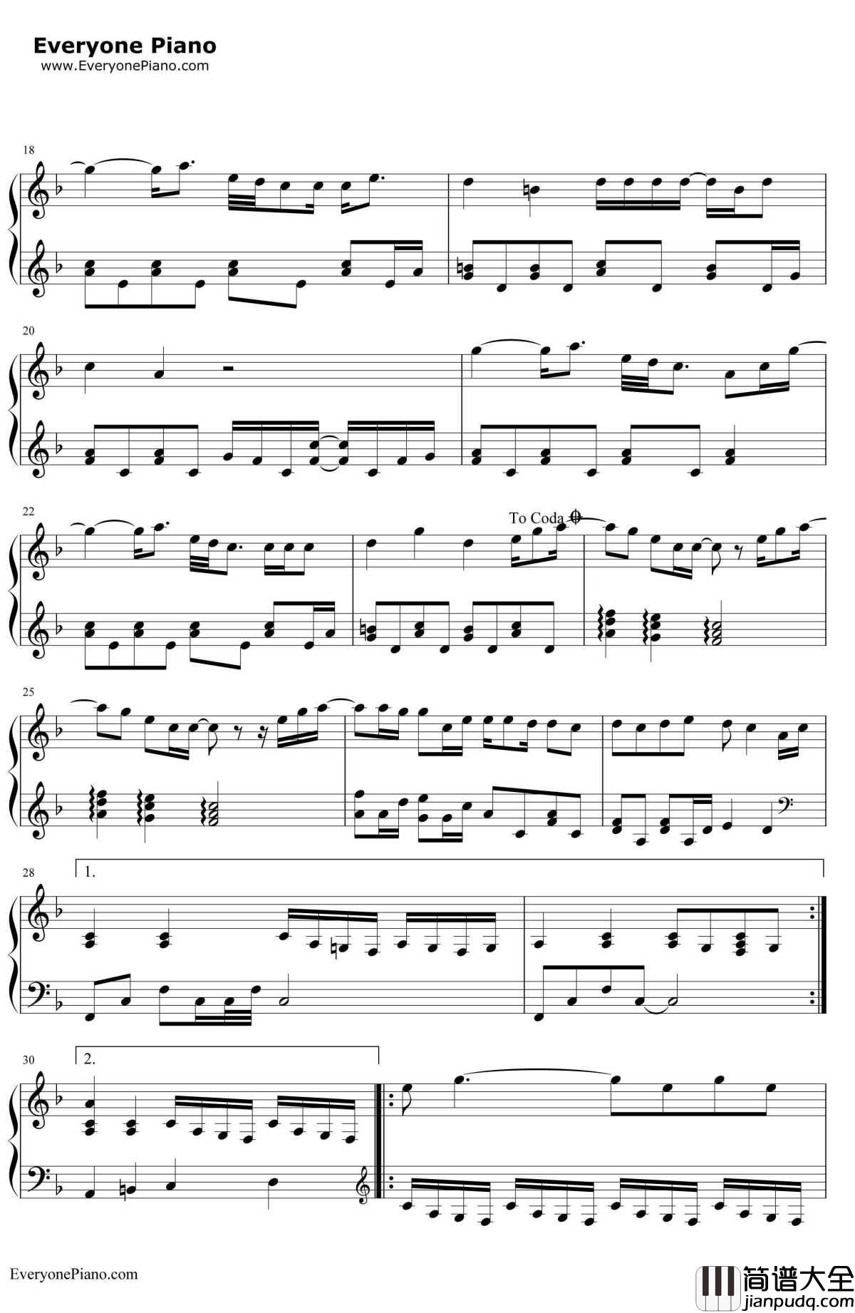 People_Help_the_People钢琴谱_Birdy