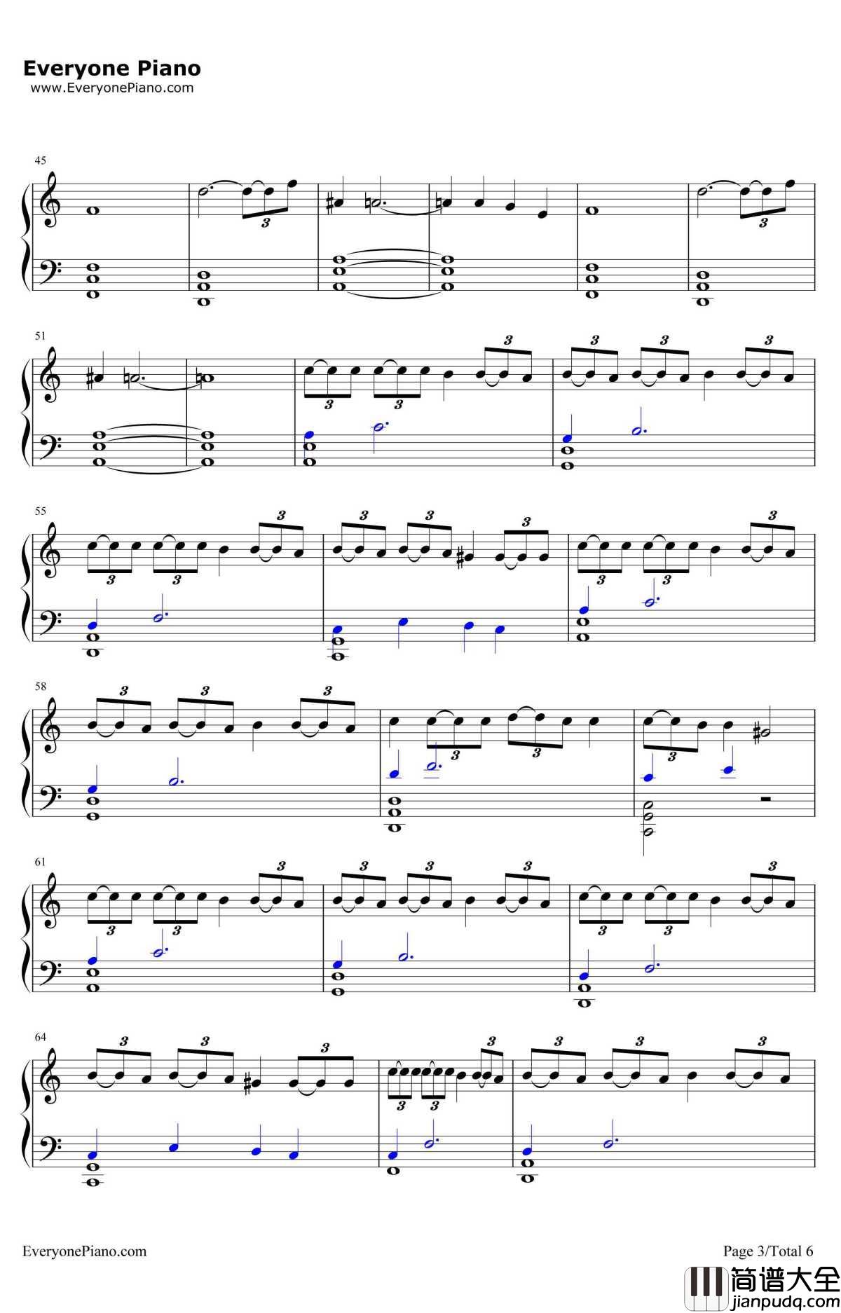 Stressed_Out钢琴谱_TwentyOnePilots