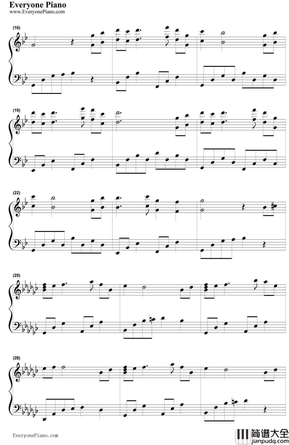 风居住的街道纯钢琴曲钢琴谱_矶村由纪子_风居住的街道纯钢琴曲