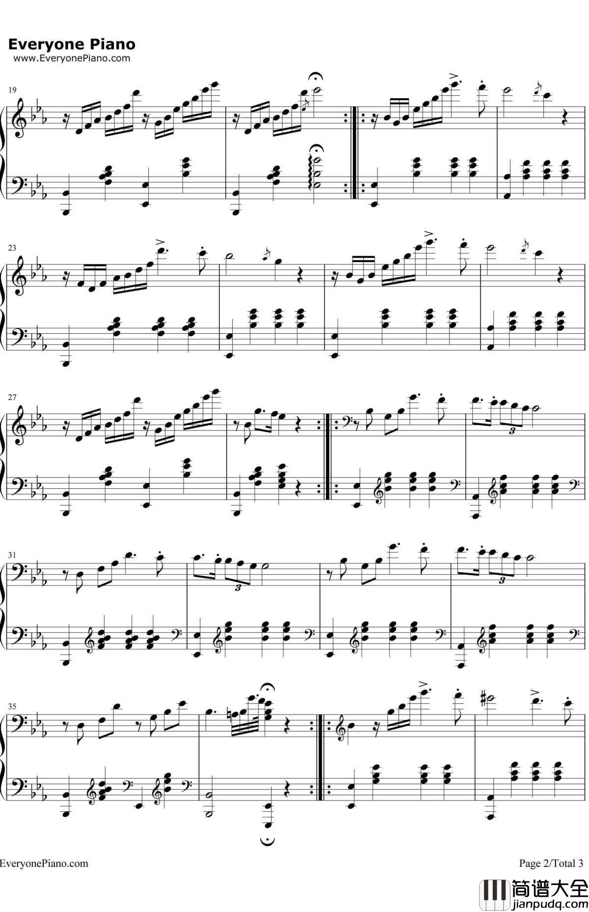 少女的祈祷（Maiden'sPrayer）钢琴谱_巴达捷芙斯卡(Badarzewska)_少女的祈祷（Maiden'sPrayer）