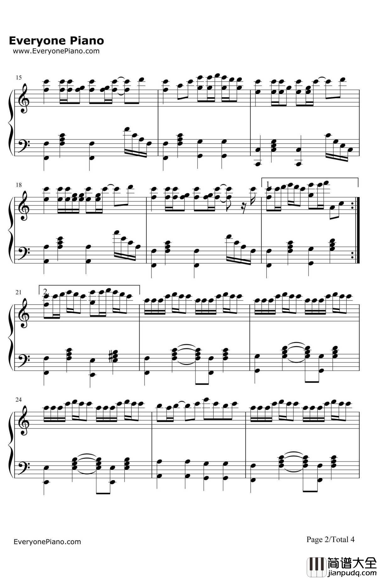 Come_Back_To_Me钢琴谱_宇多田光