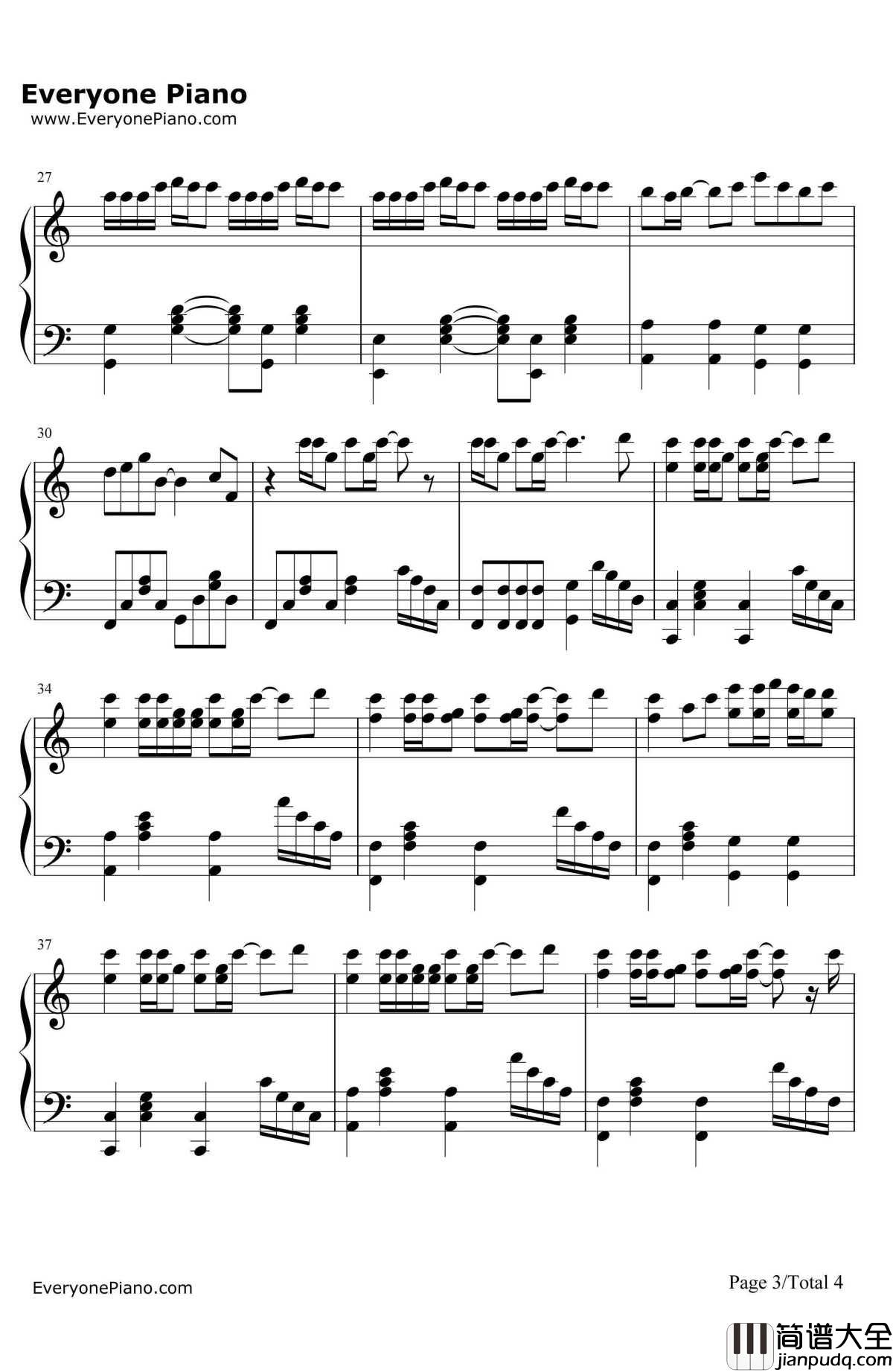 Come_Back_To_Me钢琴谱_宇多田光