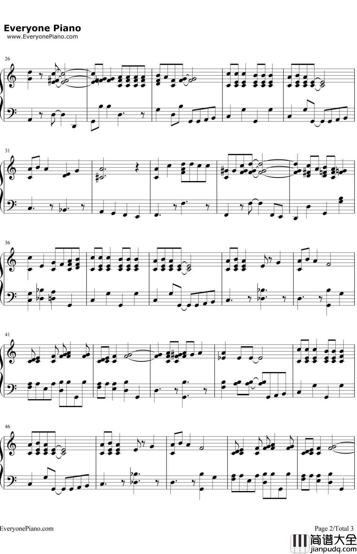 Jingle_Bell_Rock钢琴谱_BobbyHelms