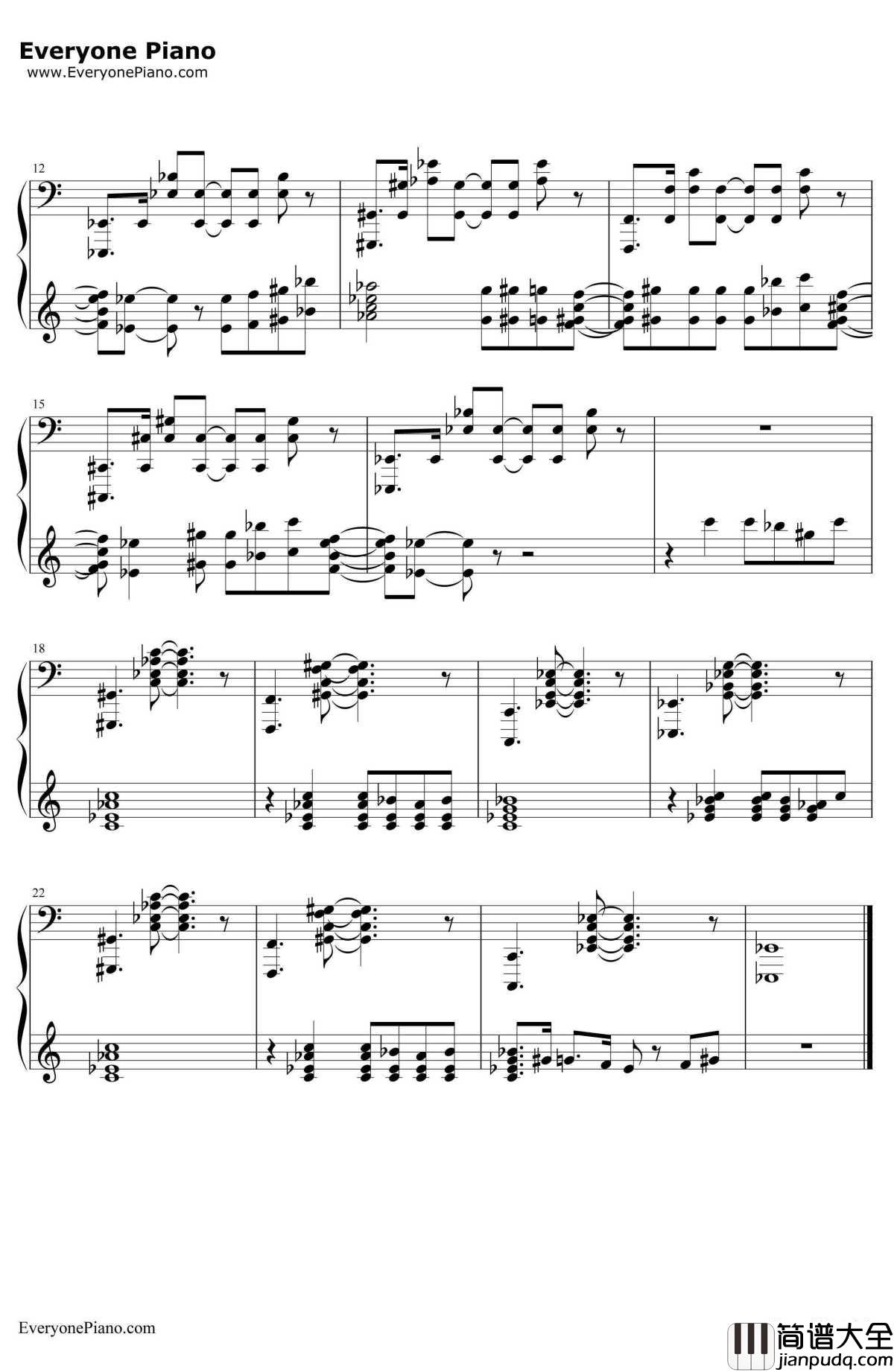 Girl_On_Fire钢琴谱_AliciaKeysft.NickiMinaj