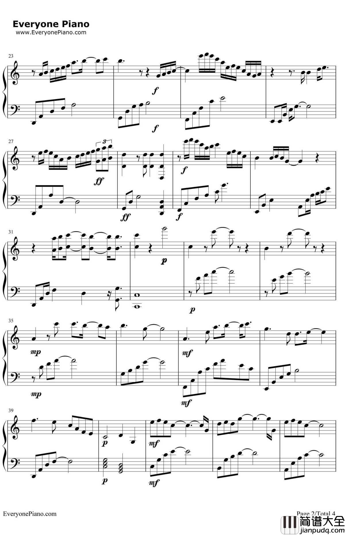 念雨钢琴谱_孟杨__呼吸_