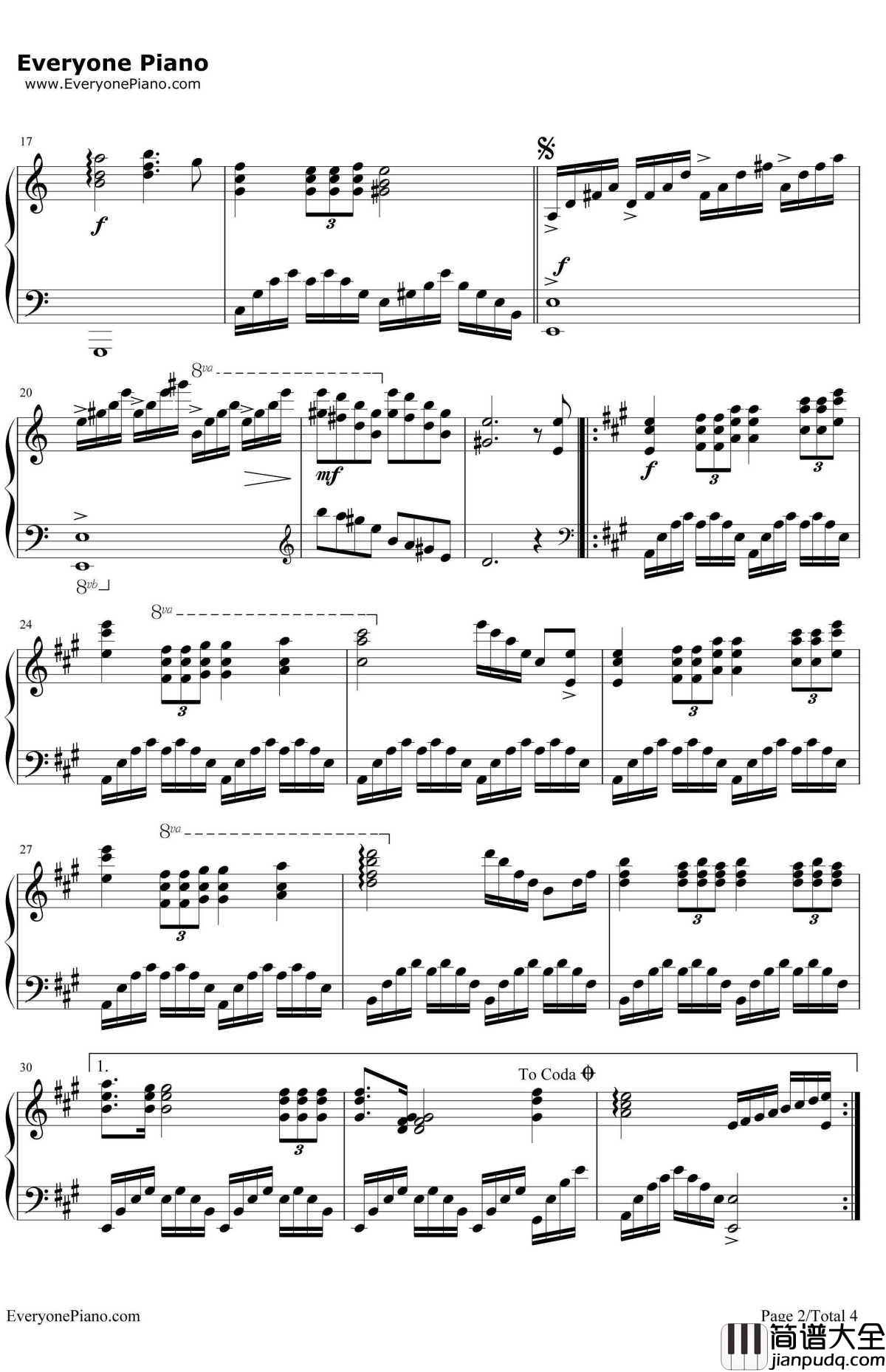 星星交响曲钢琴谱_理查德.克莱德曼