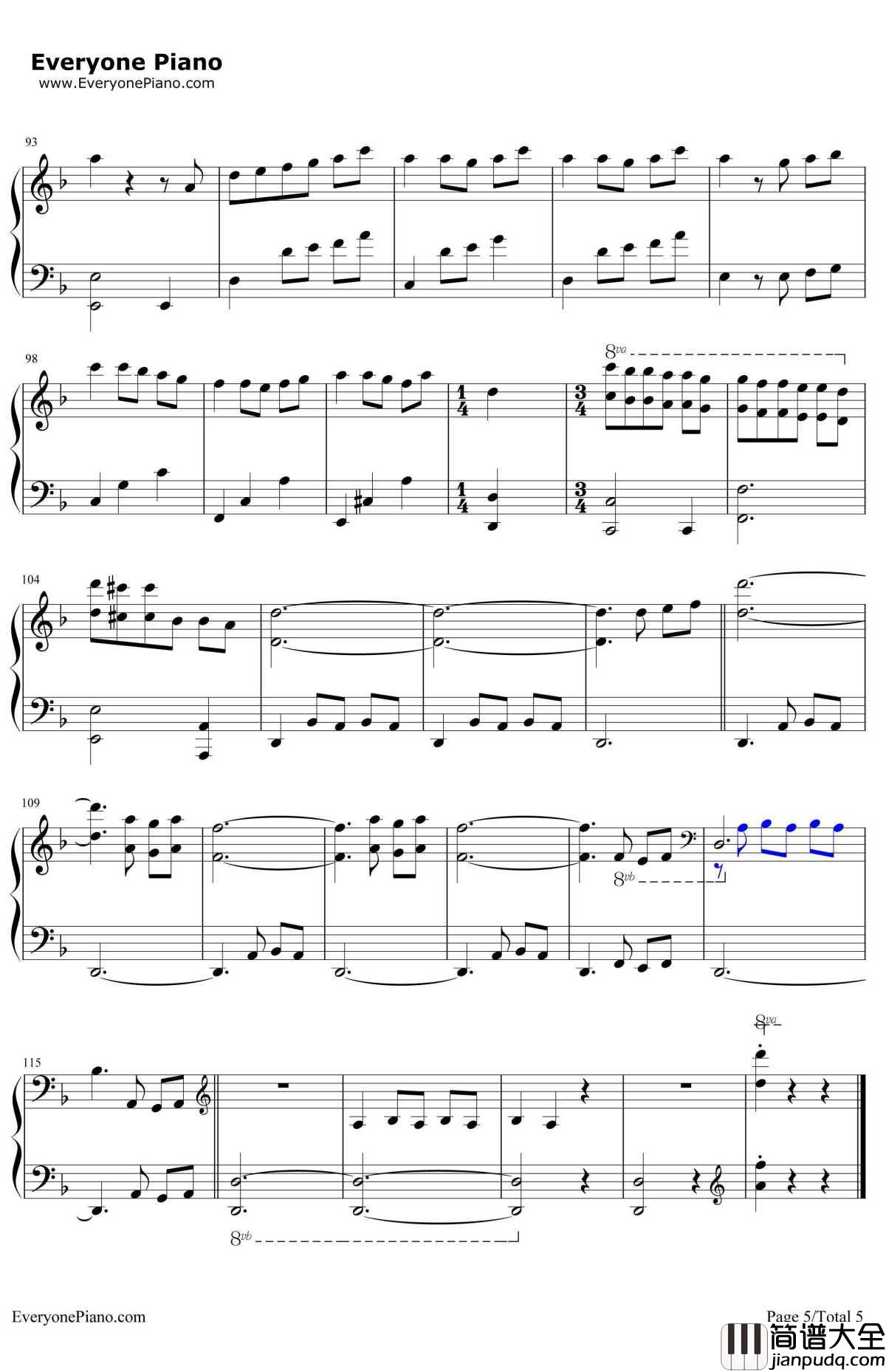 忘却的悲伤钢琴谱_理查德_克莱德曼