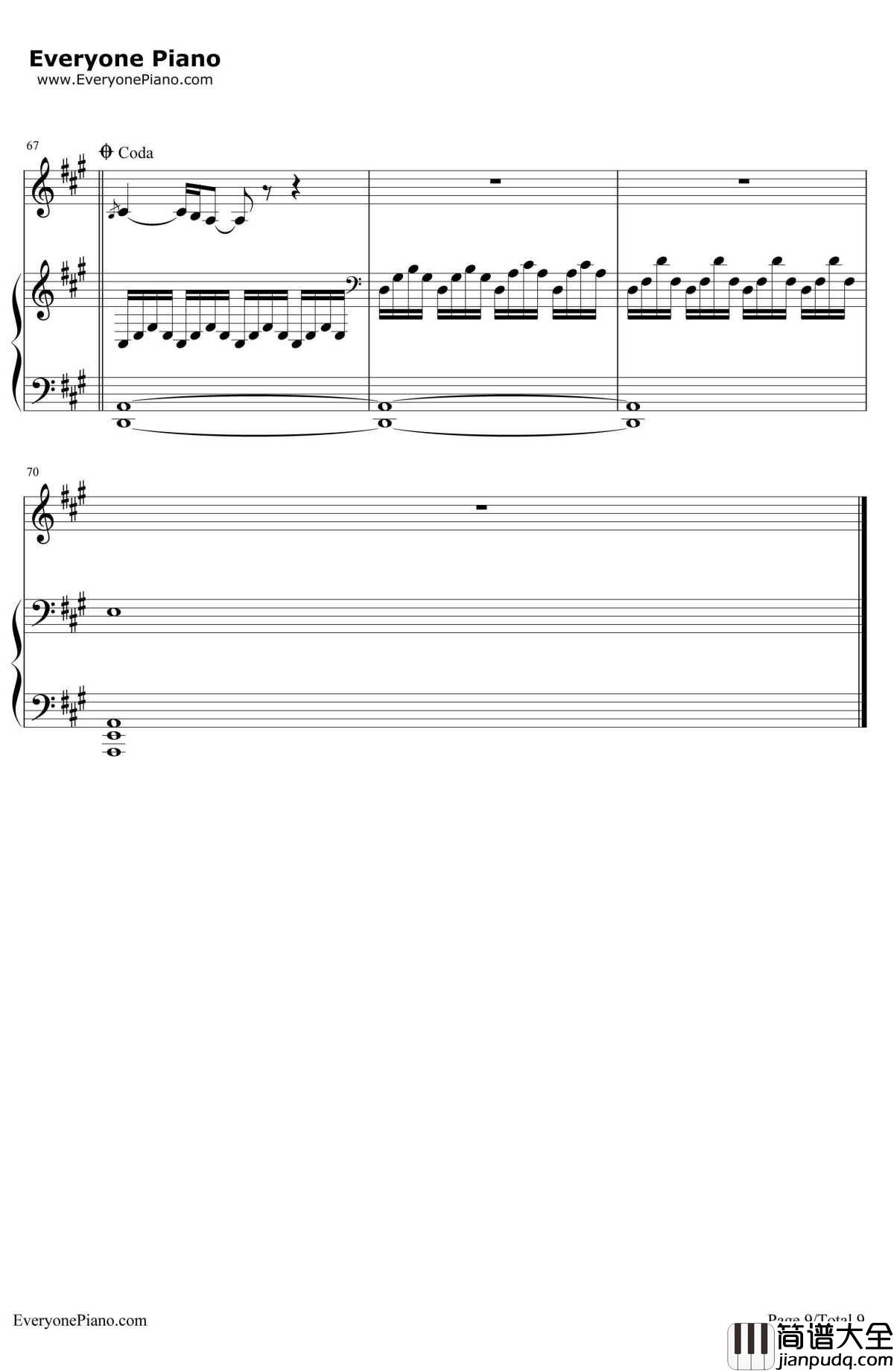 Some_one_Like_You原版钢琴谱_Adele