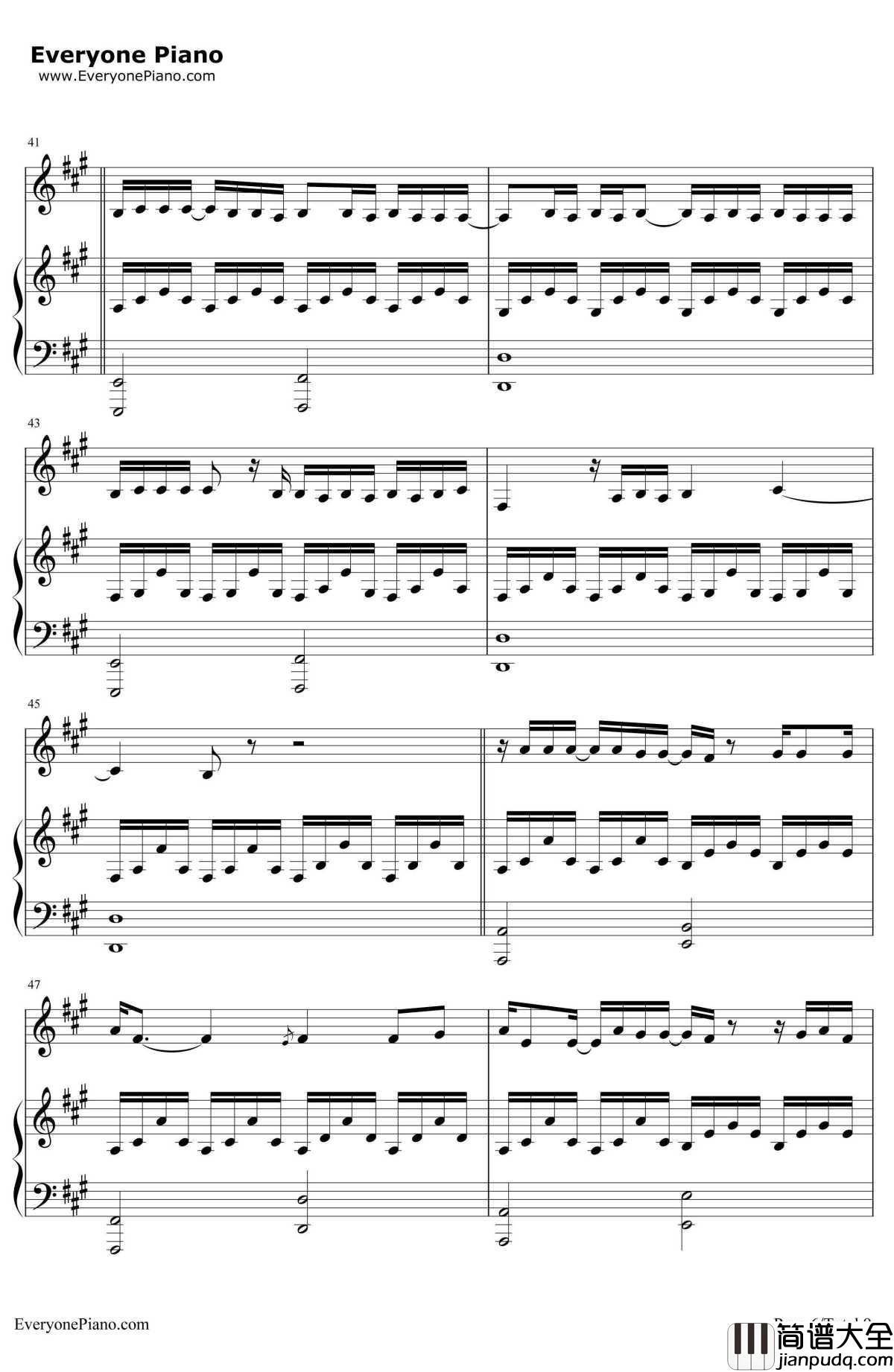 Some_one_Like_You原版钢琴谱_Adele