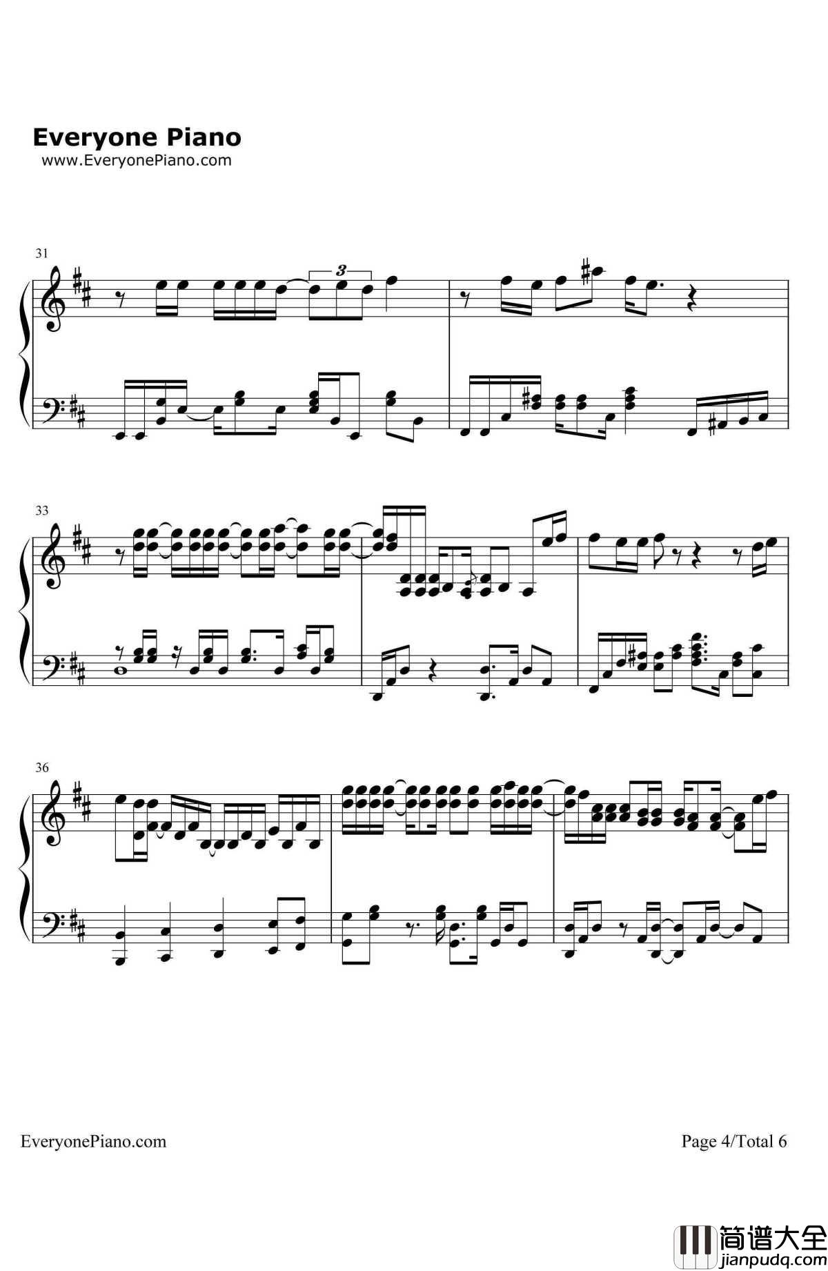 加州旅馆(HotelCalifornia)钢琴谱_老鹰乐队TheEagles_加州旅馆(HotelCalifornia)