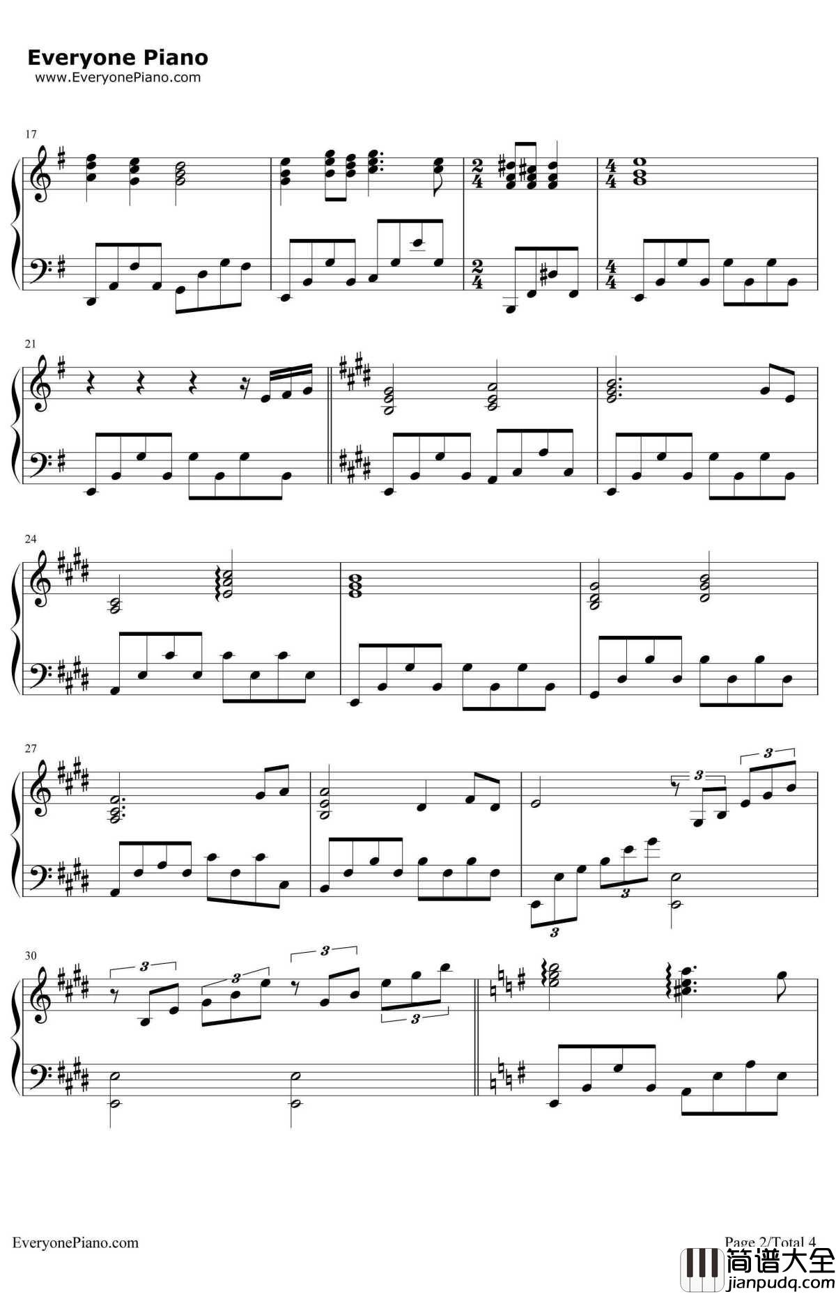 蓝色的爱钢琴谱_理查德·克莱德曼RichardClayderman_LoveIsBlue