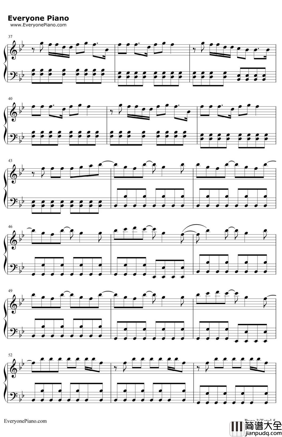 Roar(灵魂咆哮)钢琴谱_KatyPerry