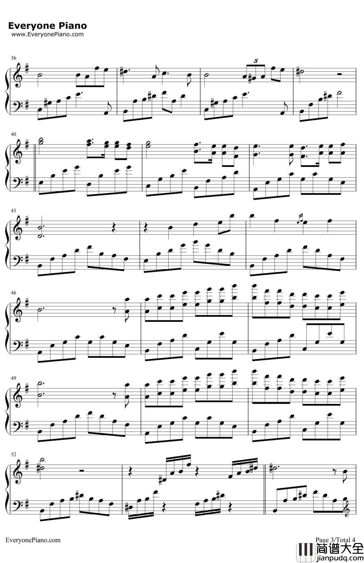 梦的传说钢琴谱_理查德•克莱德曼