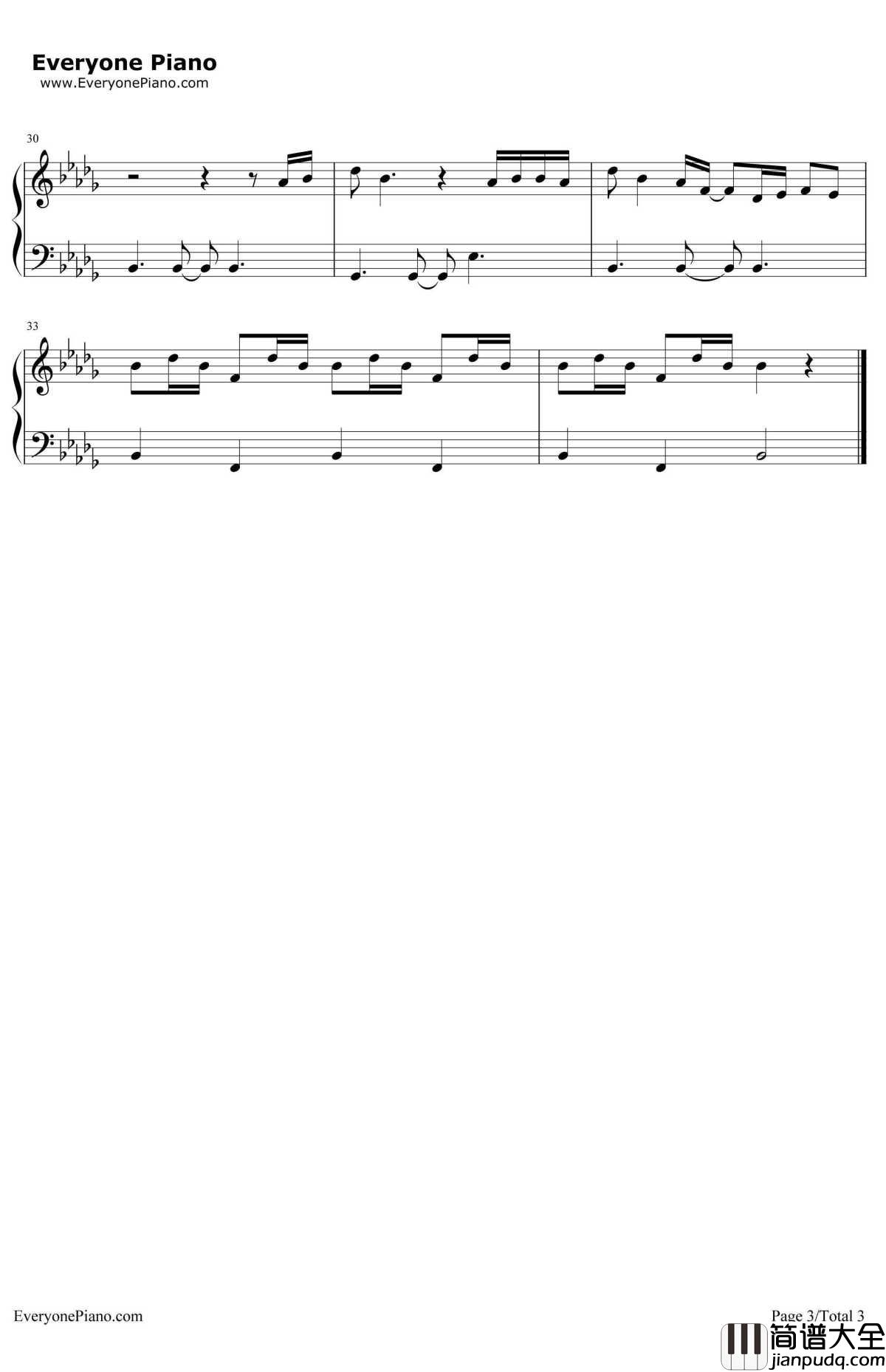 Mercy钢琴谱_BishopBriggs__极限特工:终极回归_电影插曲