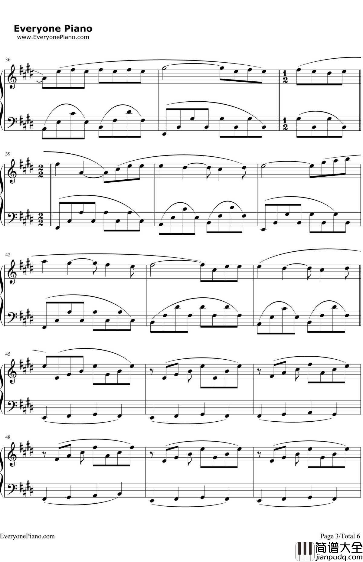 午后的出发钢琴谱_理查德.克莱德曼_午后的旅行