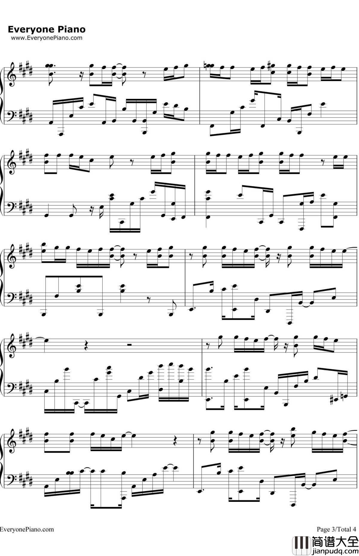 恐慌症钢琴谱__卓文萱