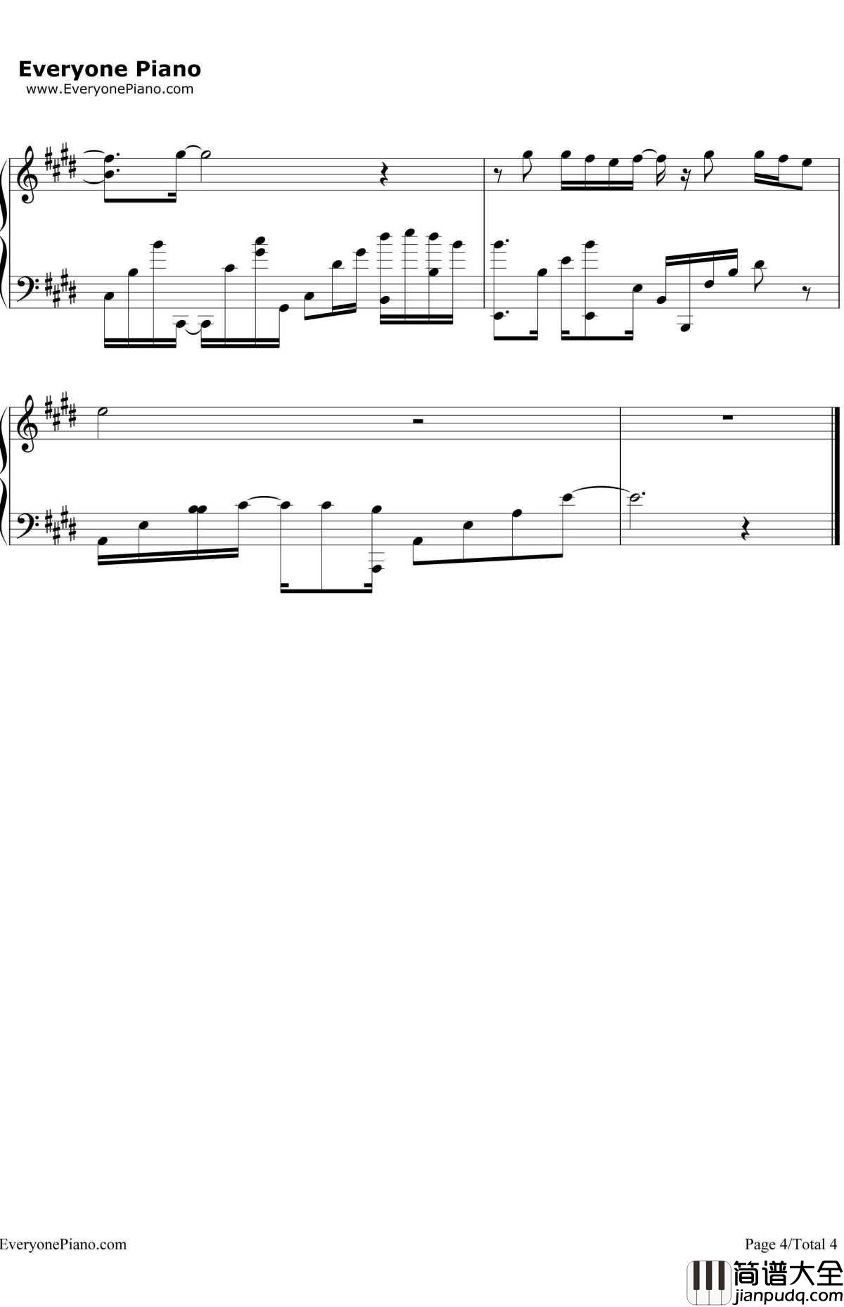 恐慌症钢琴谱__卓文萱