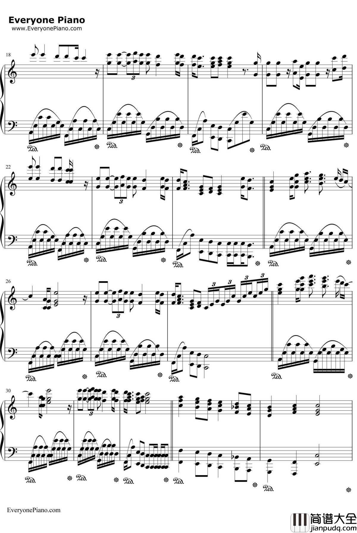 LetItBe钢琴谱_理查德克莱德曼