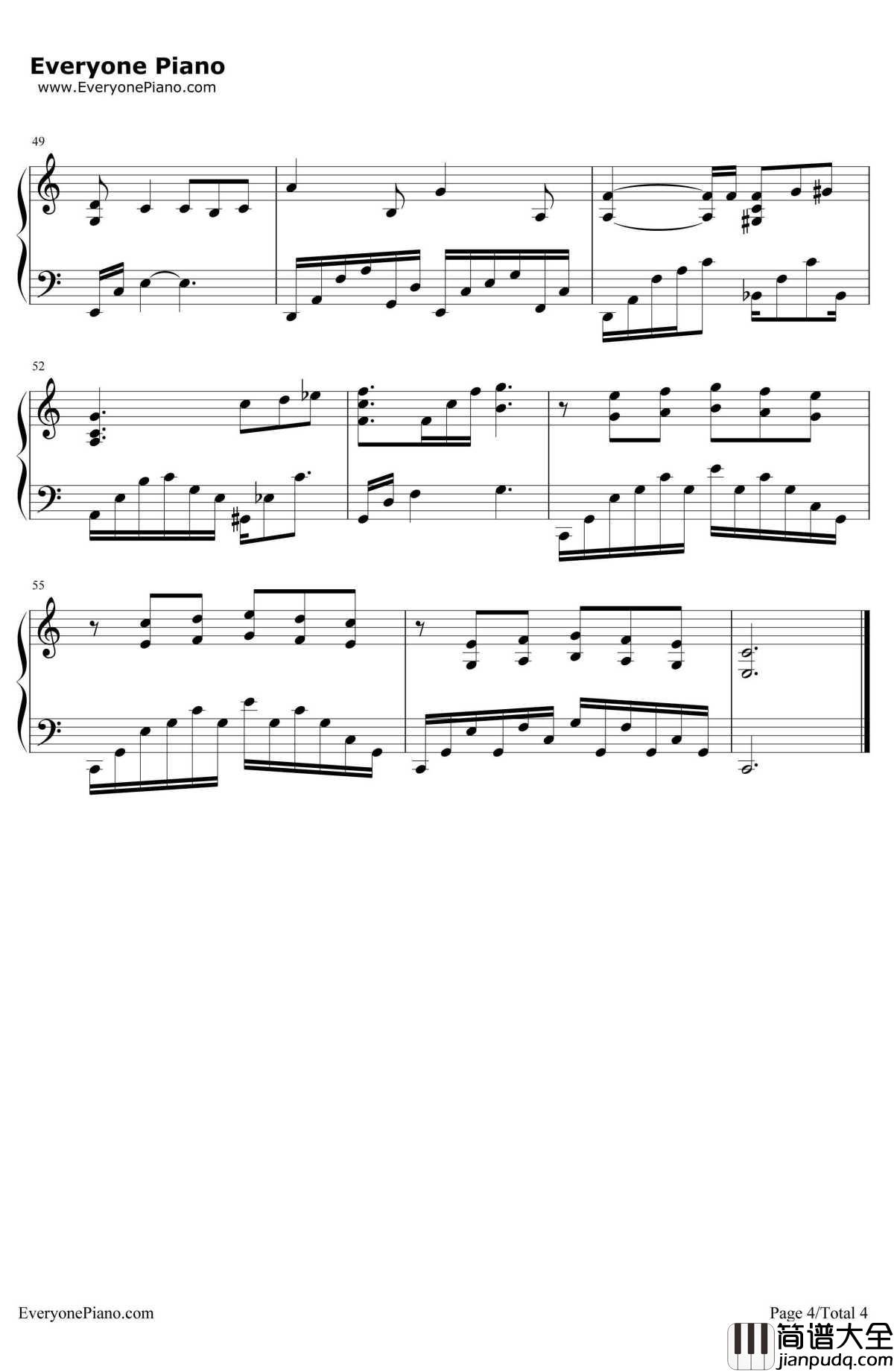 Small_Steps碎步钢琴谱_Yiruma__绿洲_