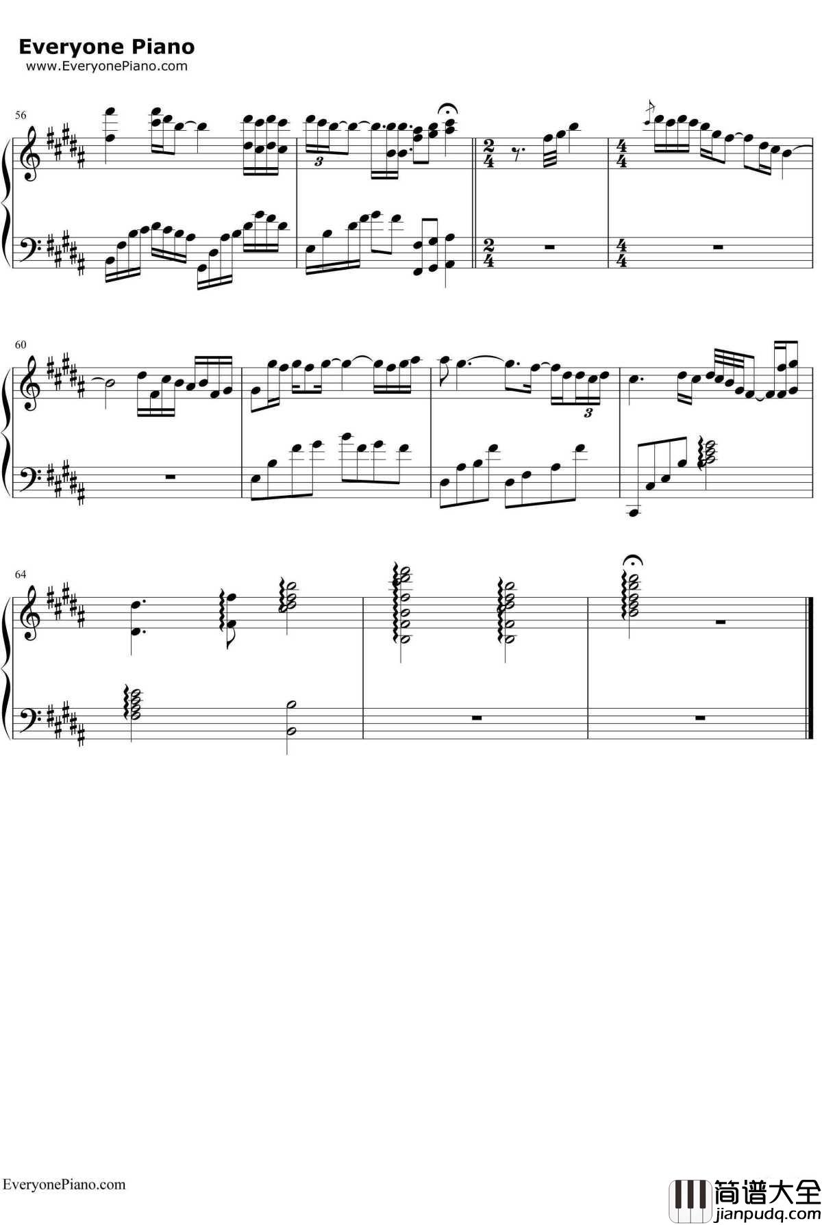 I_will_always_love_you钢琴谱_惠特妮·休斯顿WhitneyHouston_我将永远爱你