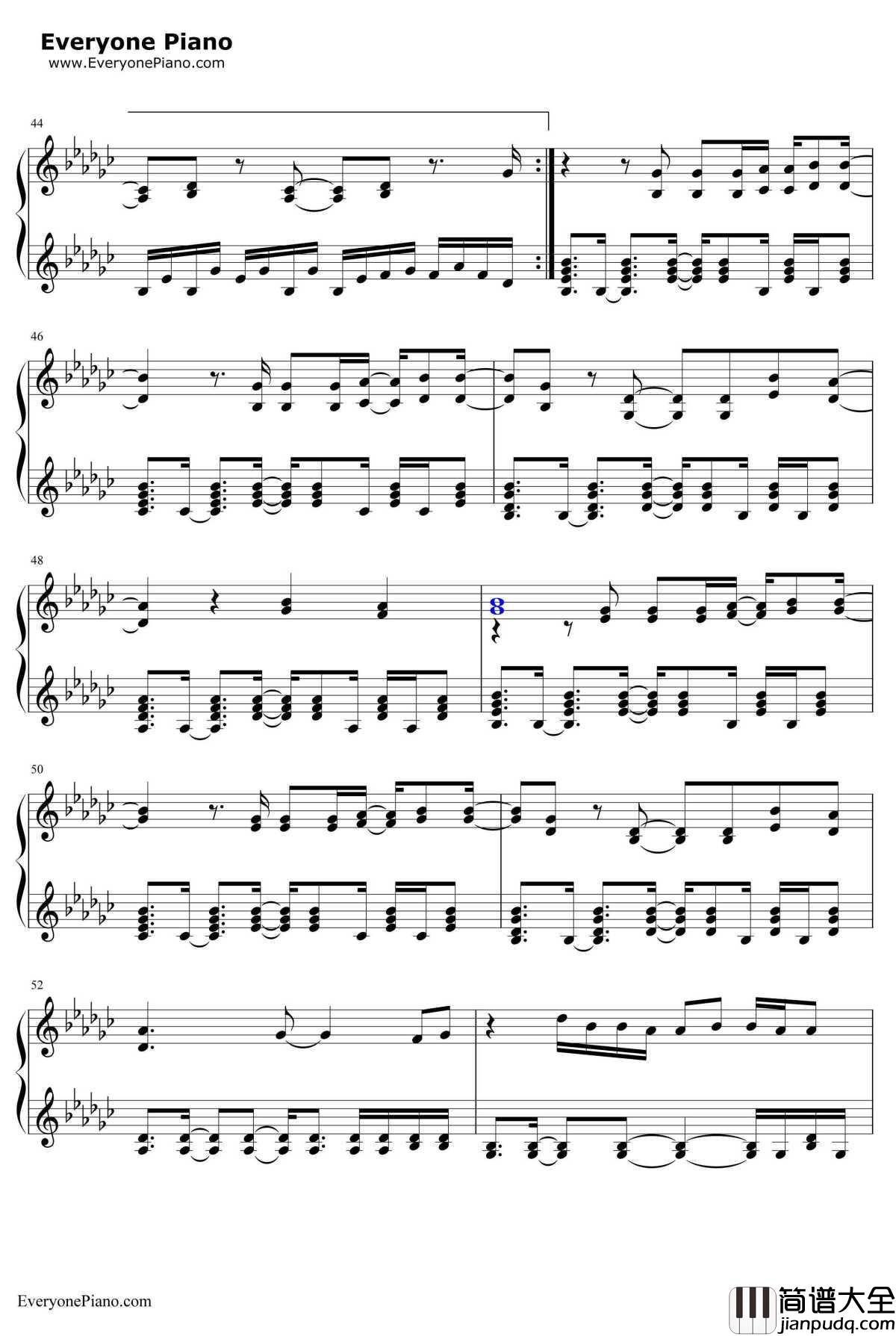 Everything_Has_Changed钢琴谱_TaylorSwift