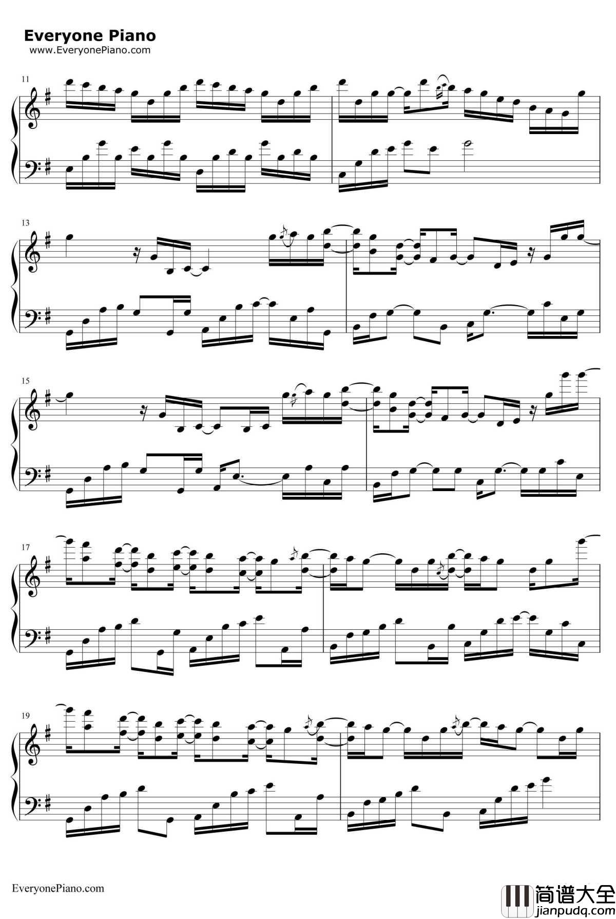 Its_Your_Day钢琴谱_Yiruma_Live