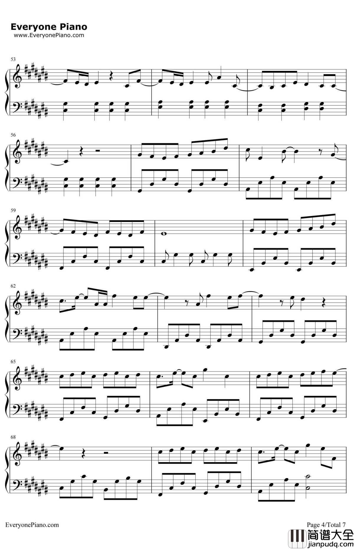 ヒカリノアトリエ钢琴谱_Mr.Children_日剧_别嫔小姐_主题曲