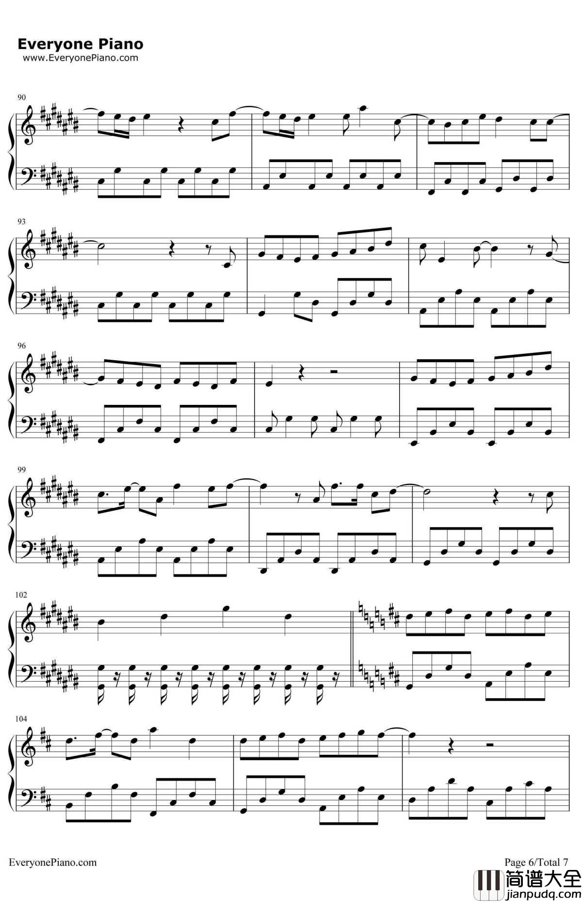 ヒカリノアトリエ钢琴谱_Mr.Children_日剧_别嫔小姐_主题曲