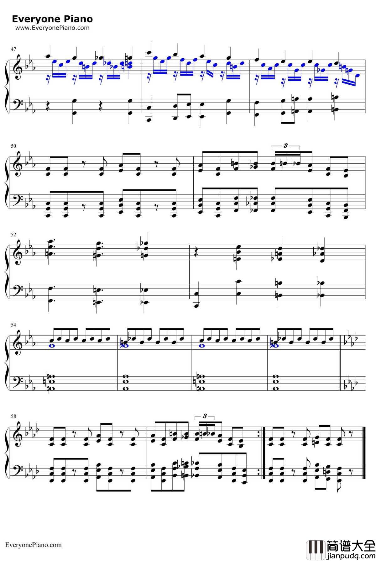 ビッグブリッヂの死闘钢琴谱_植松伸夫_最终幻想ⅤBGM