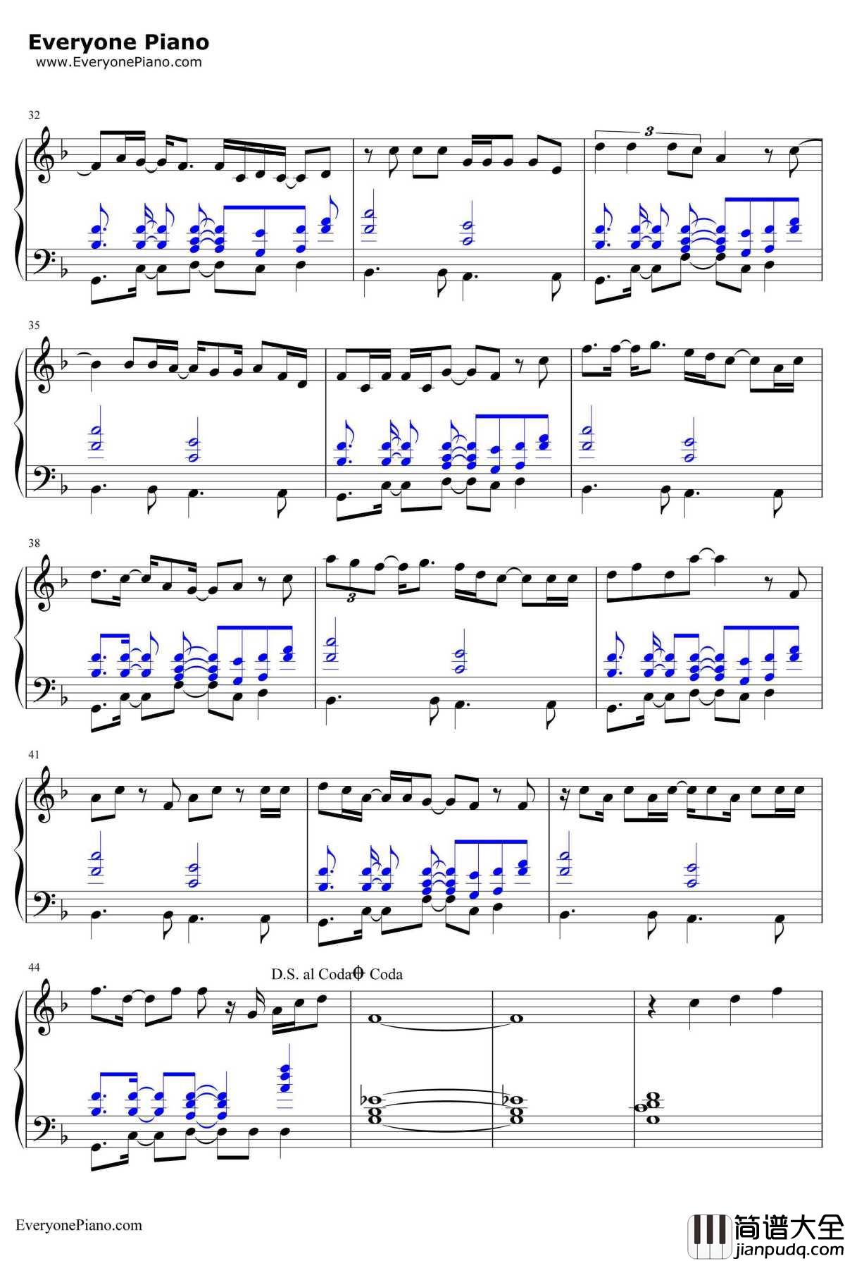 Seasons_of_Love钢琴谱_JonathanLarson