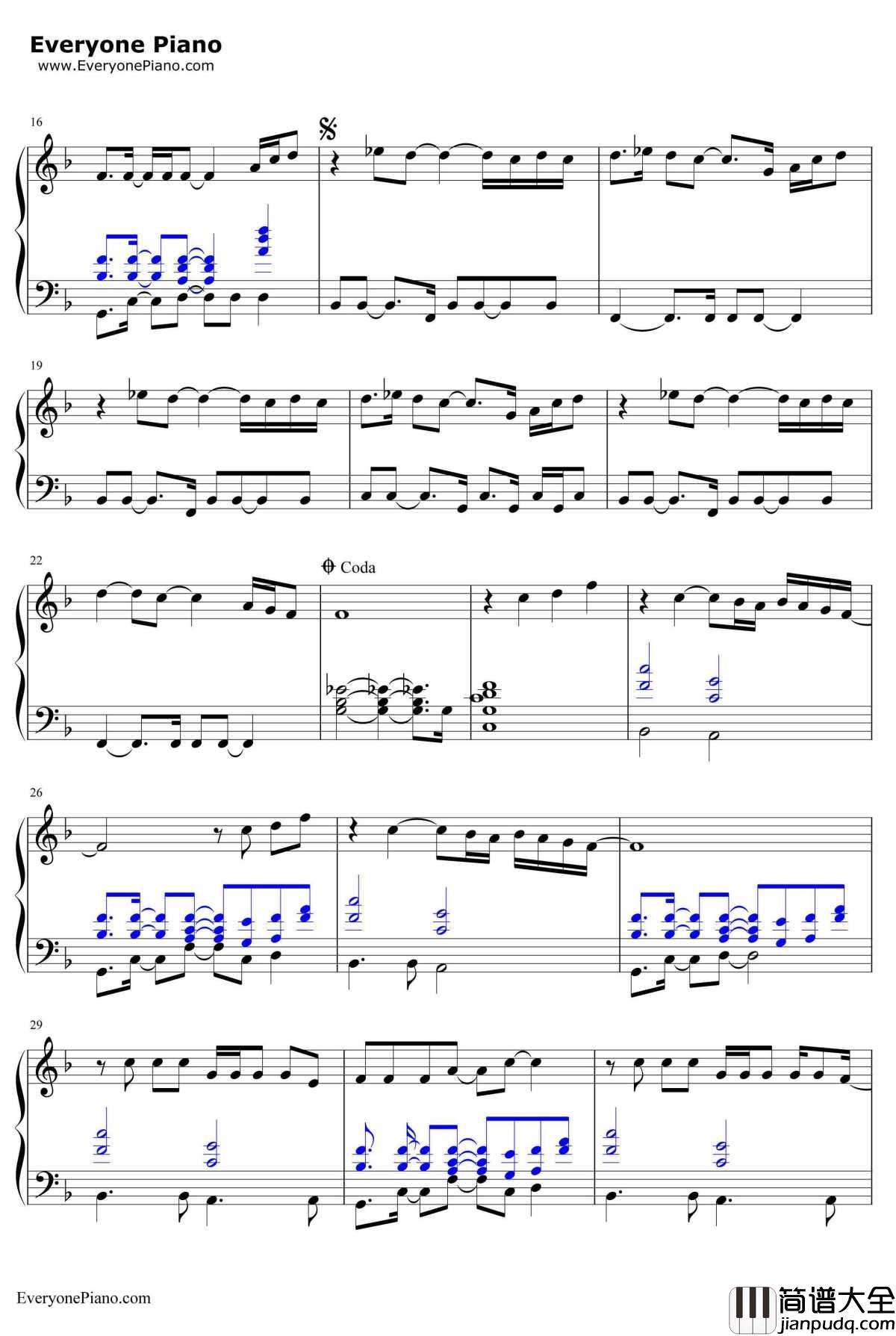 Seasons_of_Love钢琴谱_JonathanLarson