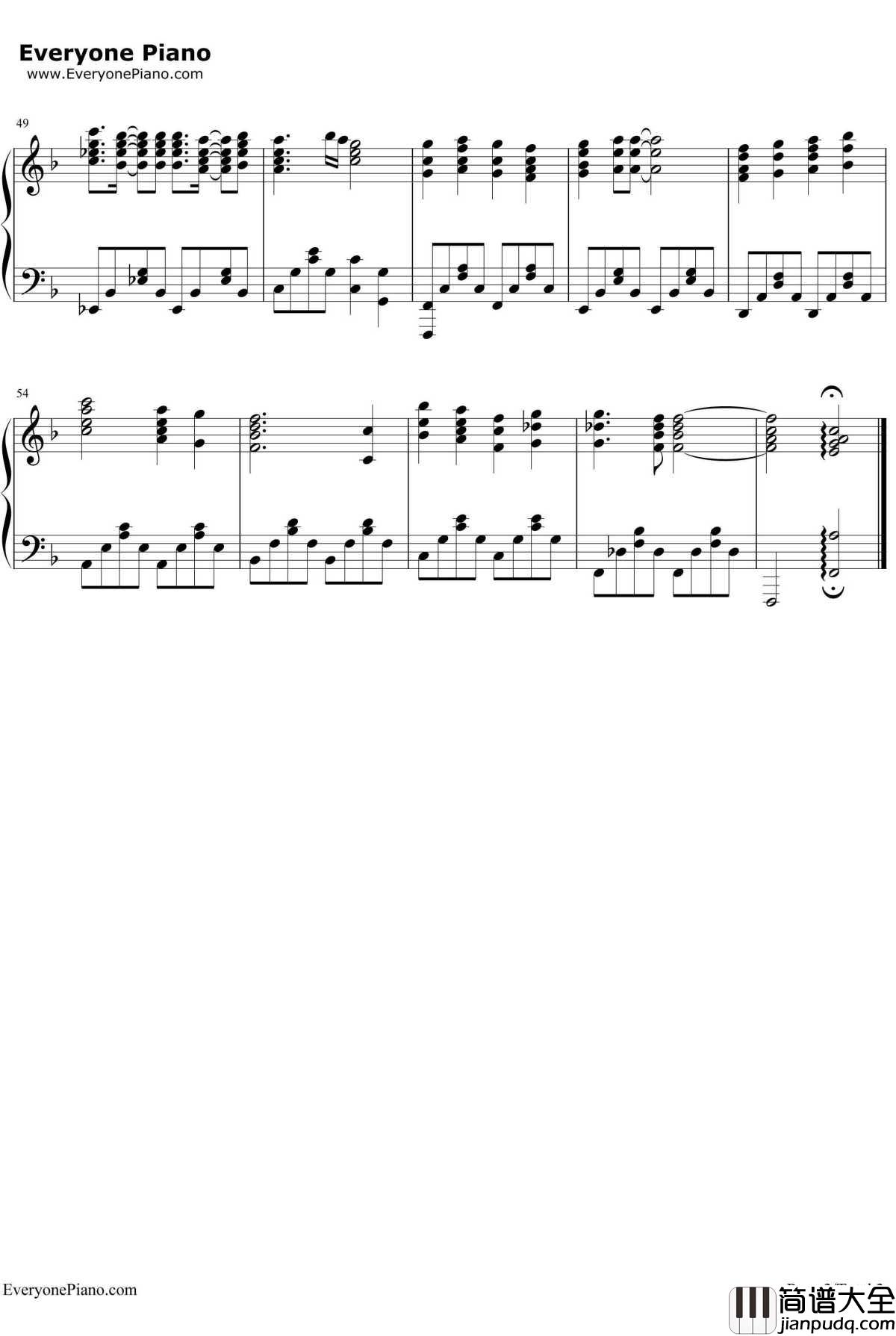 七色シンフォニー钢琴谱_KoalaMode_四月是你的谎言OP2