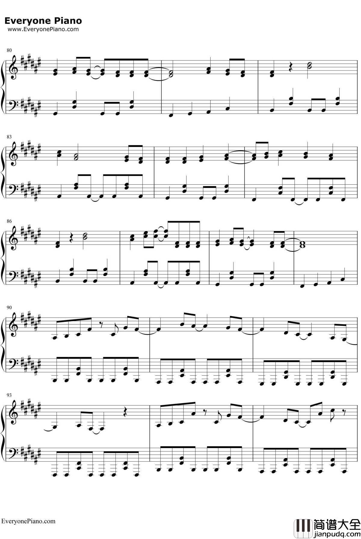 Calc.钢琴谱_初音ミク