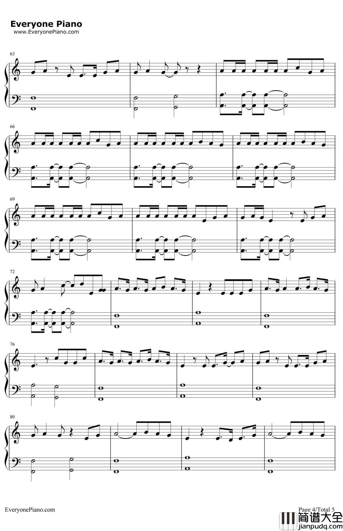 Scars_To_Your_Beautiful钢琴谱_AlessiaCara