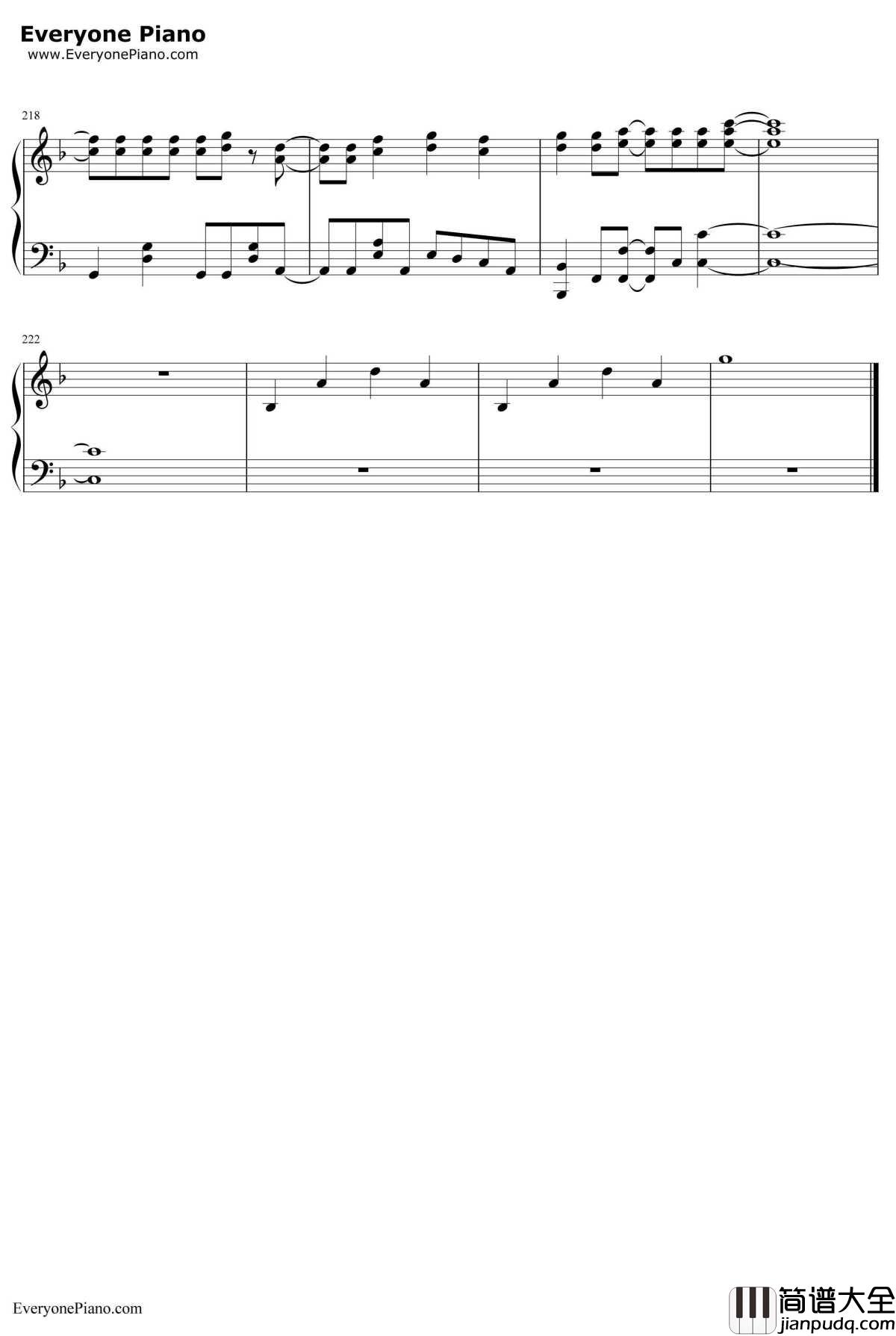 ロスタイムメモリー钢琴谱_IA_回忆补时