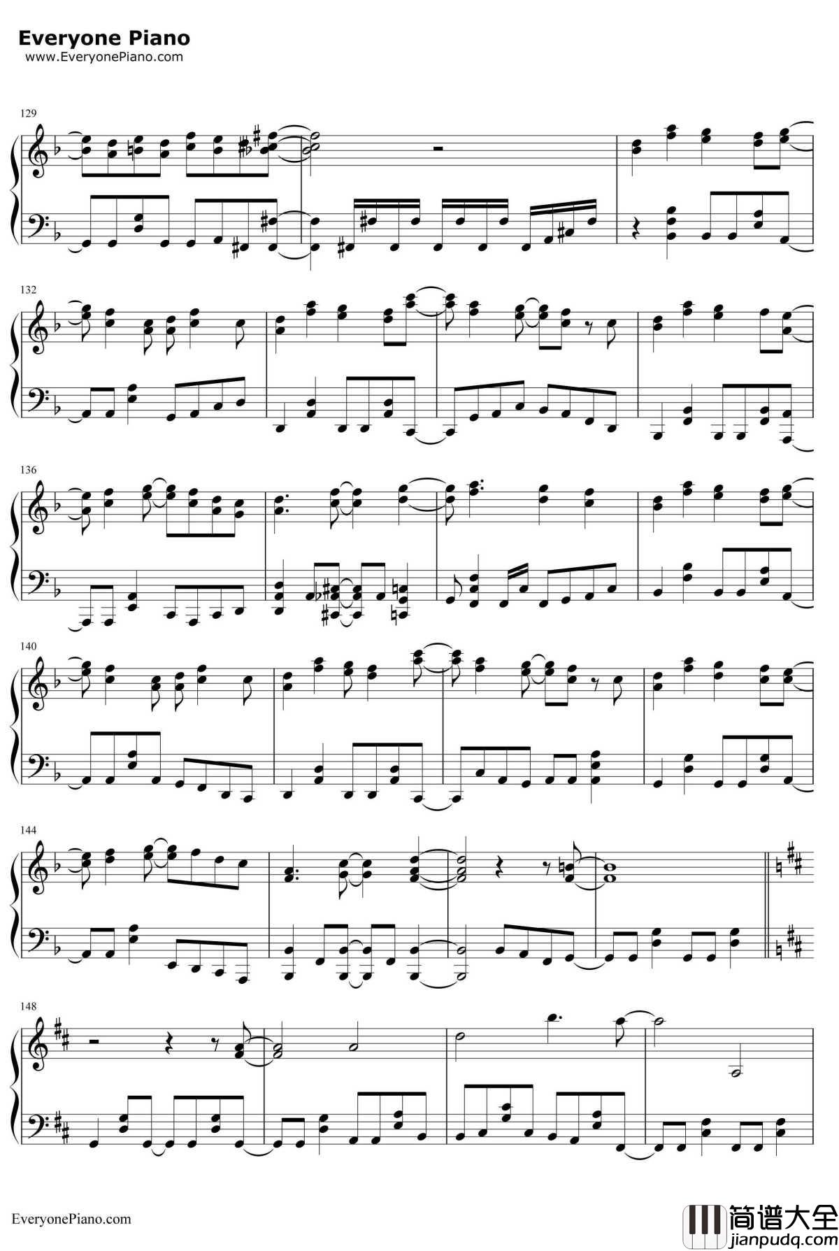 ロスタイムメモリー钢琴谱_IA_回忆补时