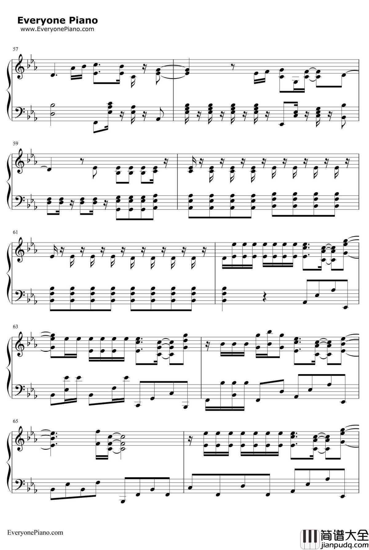 Superheroes钢琴谱_TheScript