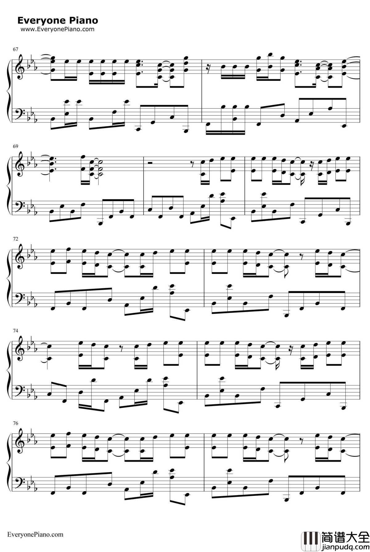 Superheroes钢琴谱_TheScript