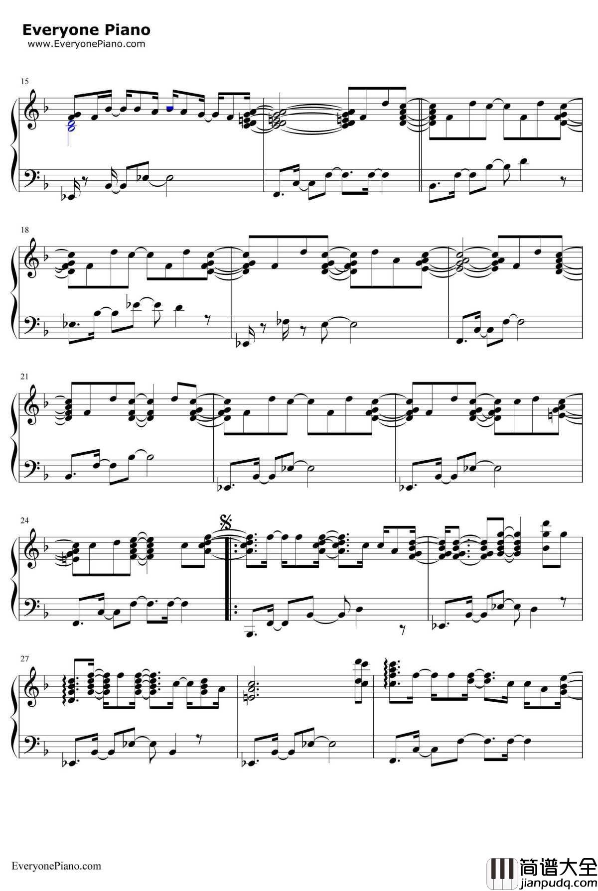 Ordinary_People钢琴谱_JohnLegend