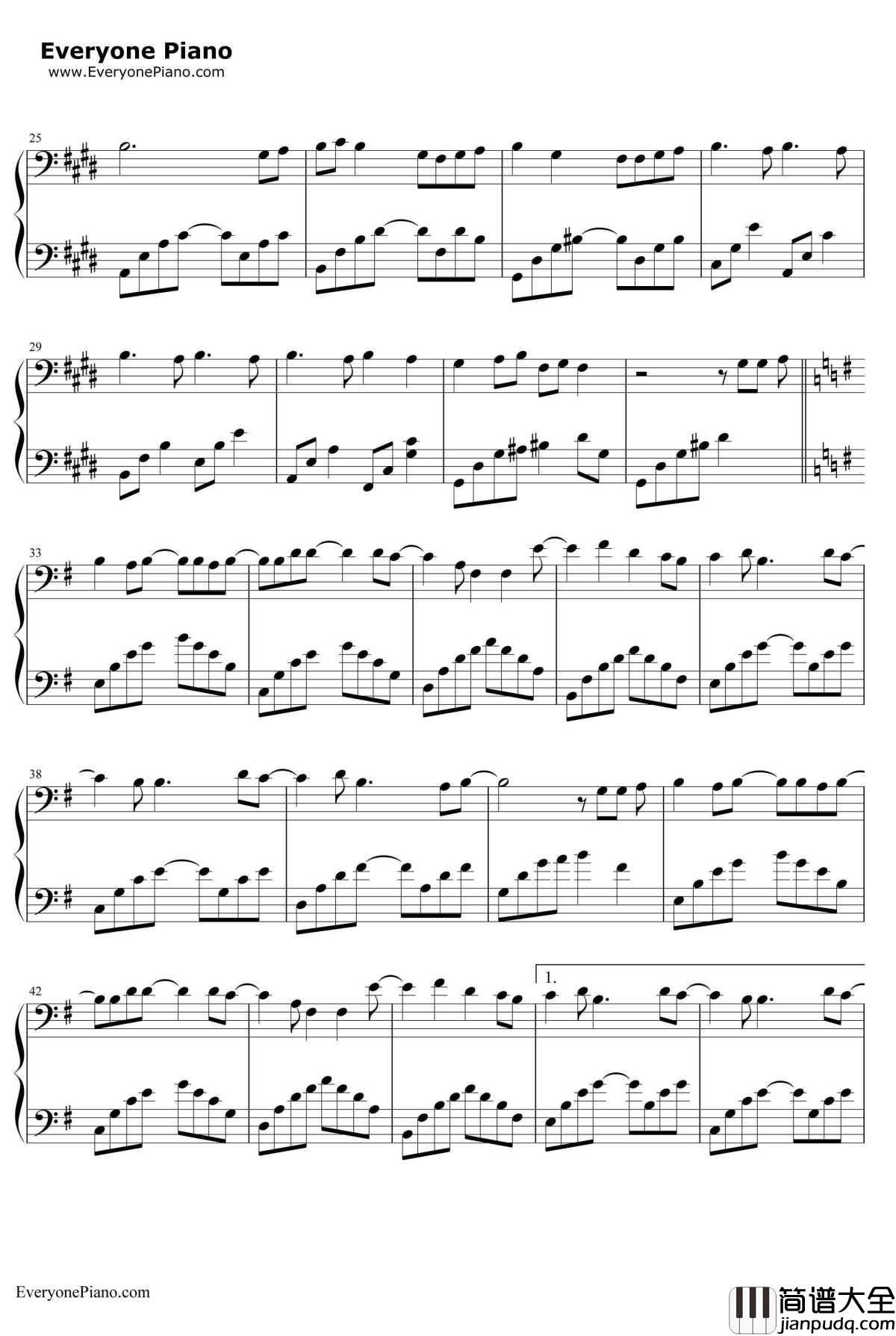 Paranoia钢琴谱_初音ミクAppend