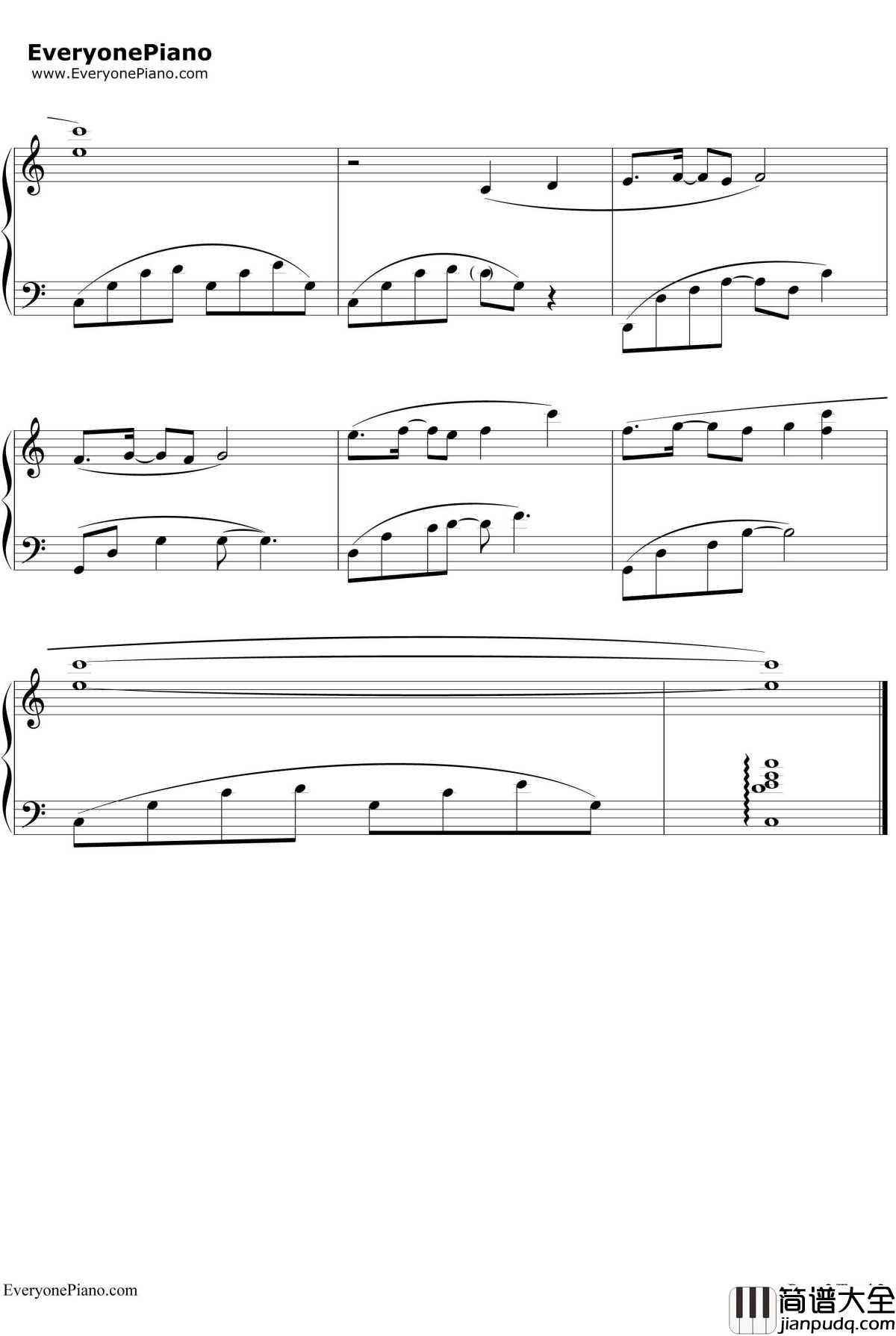 On_the_road钢琴谱_孙燕姿